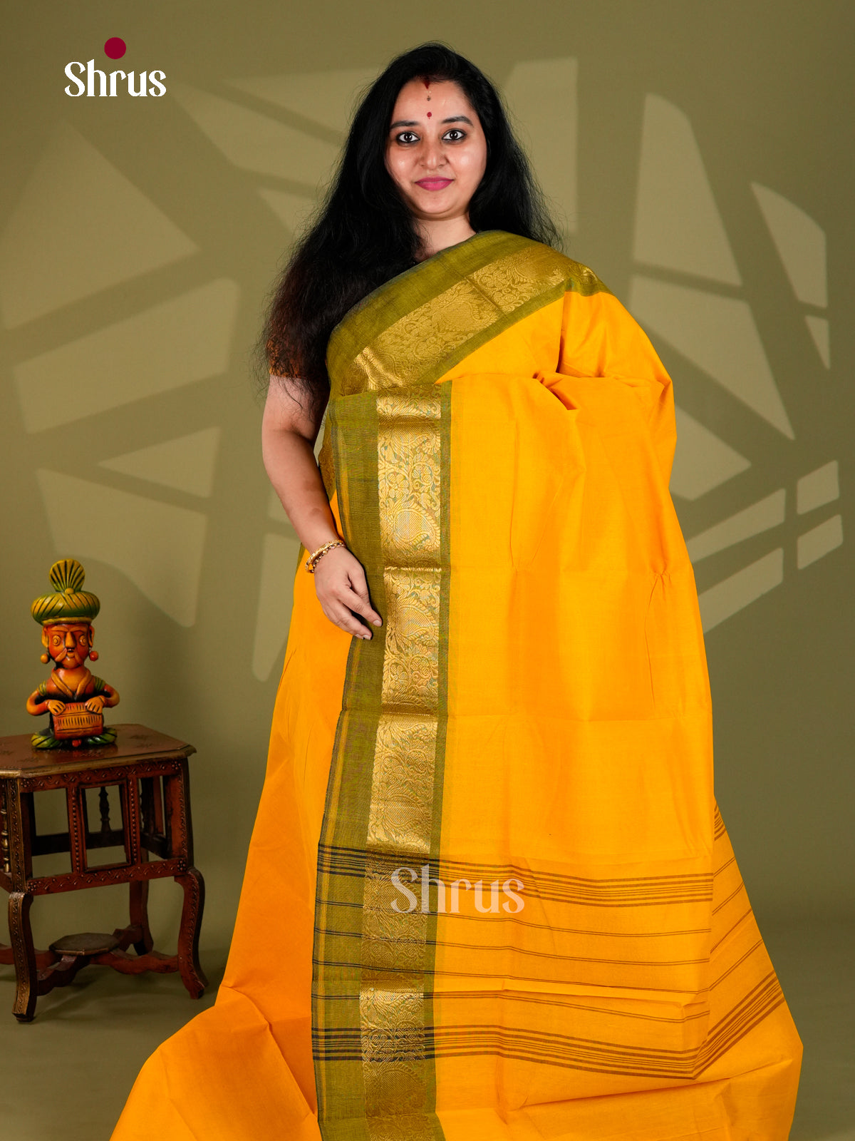 Chettinad Cotton Saree - ECS18065 - Shop on Shrus.com