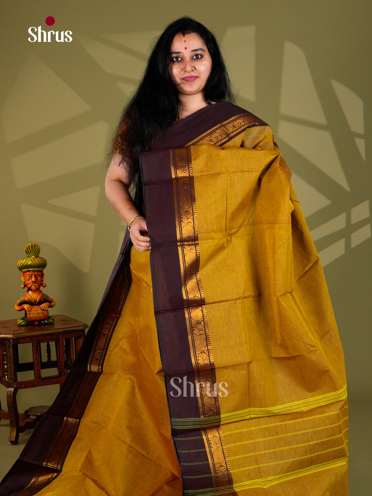 Chettinad Cotton Saree - ECS18066 - Shop on Shrus.com