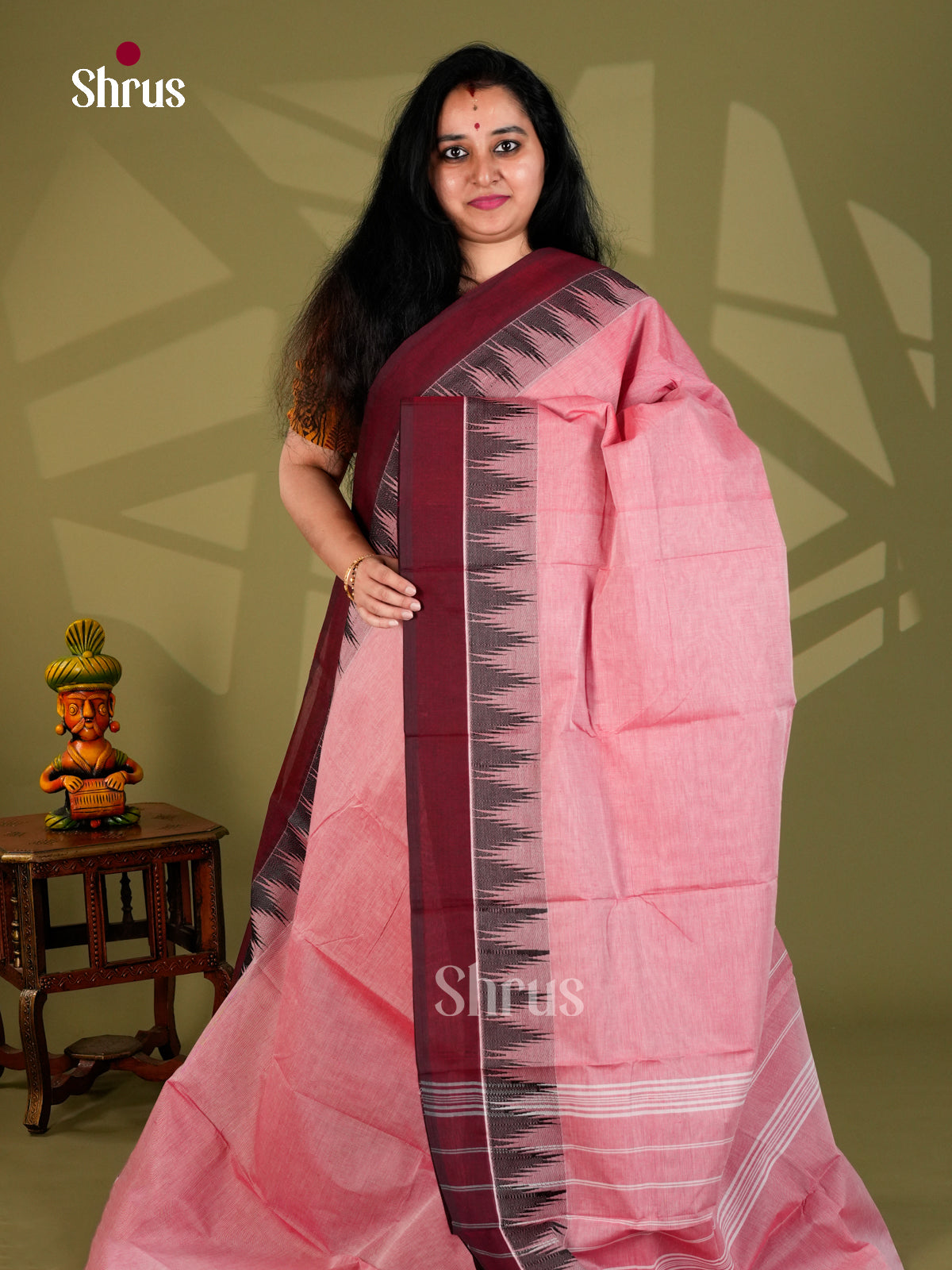 Chettinad Cotton Saree - ECS18069 - Shop on Shrus.com