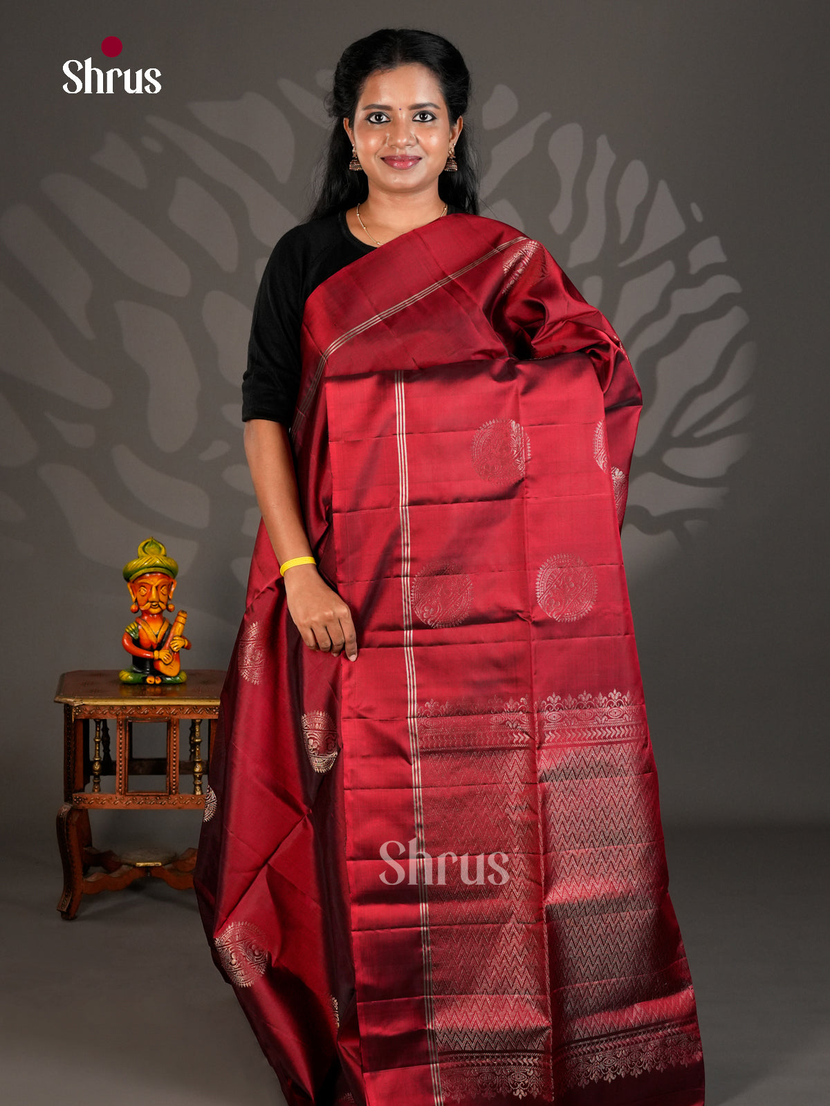 Softsilk-halfpure Saree - ECS19008 - Shop on Shrus.com