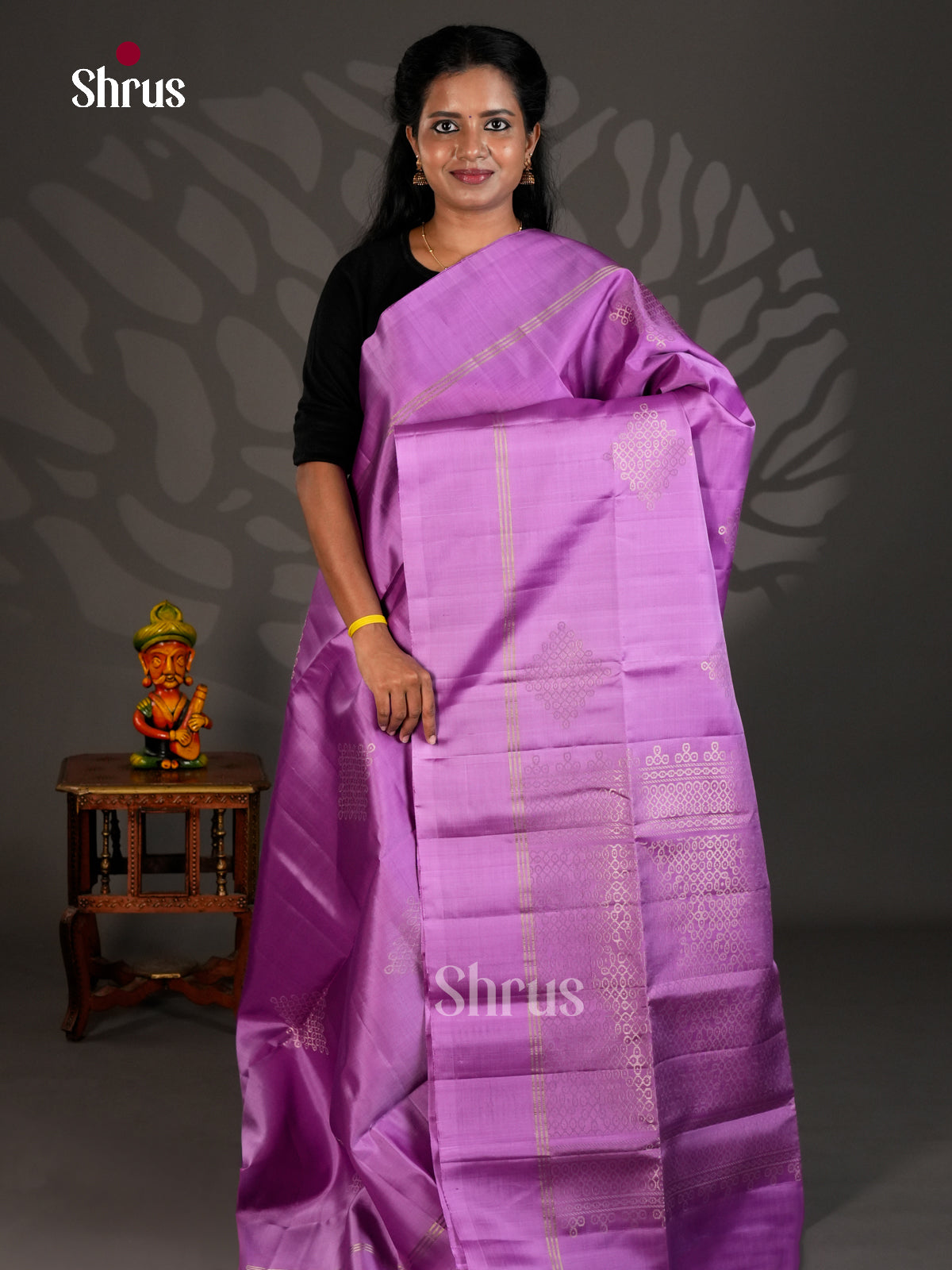 Soft Silk Saree - ECS19012 - Shop on Shrus.com