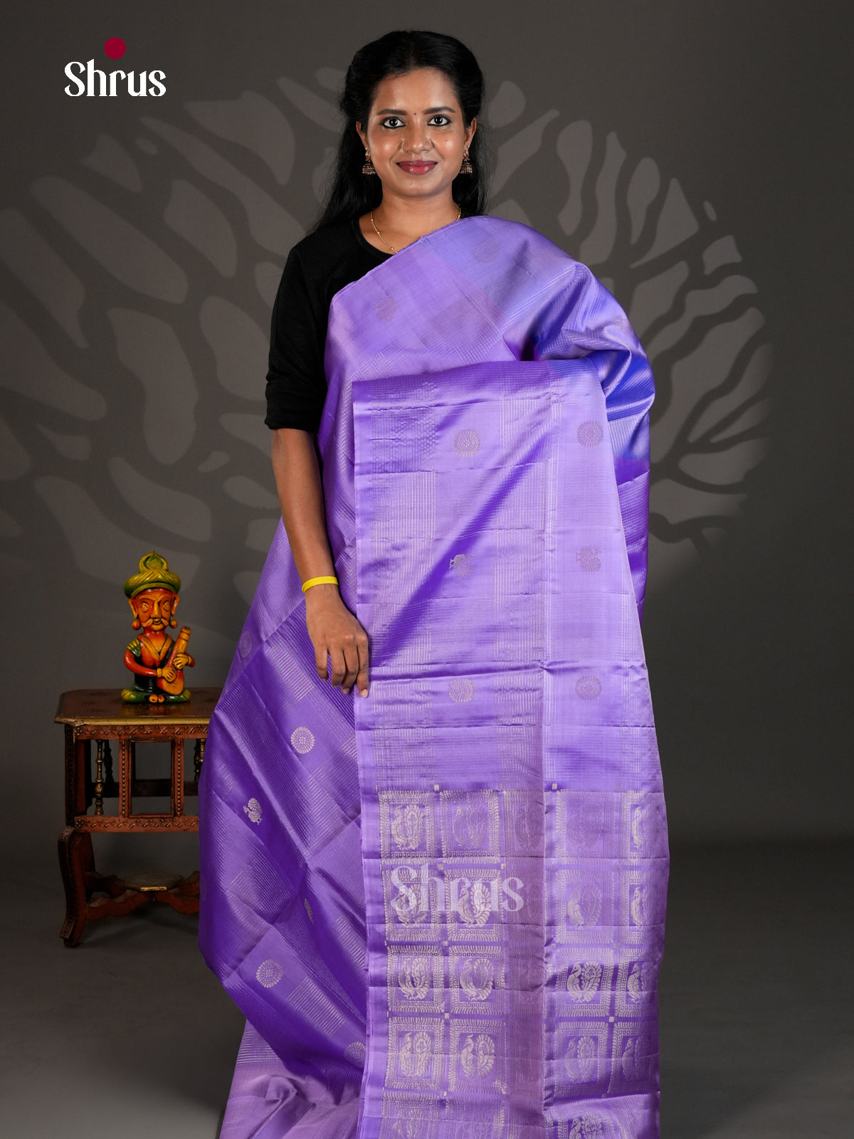 Soft Silk Saree - ECS19020 - Shop on Shrus.com