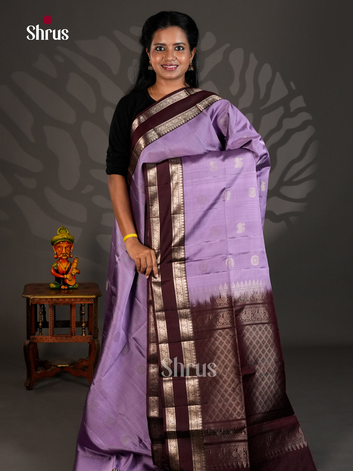 Soft Silk Saree - ECS19022 - Shop on Shrus.com