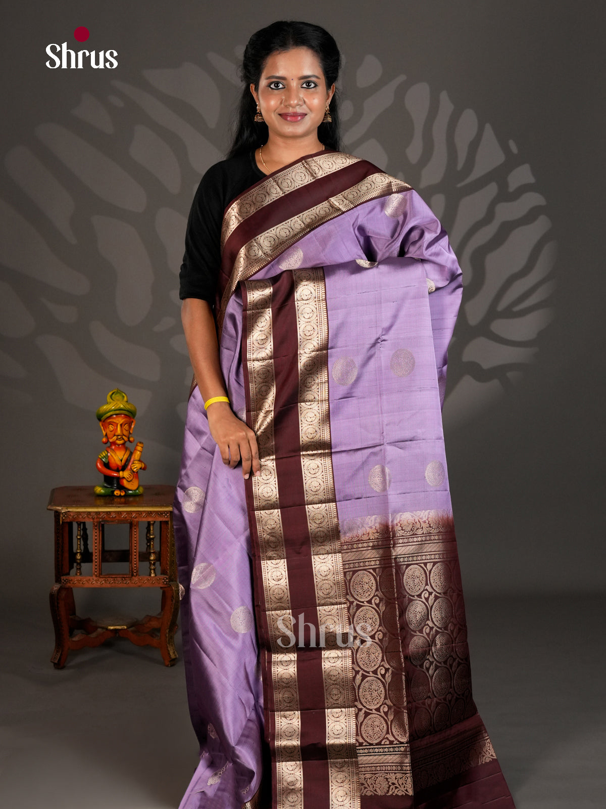 Soft Silk Saree - ECS19026 - Shop on Shrus.com