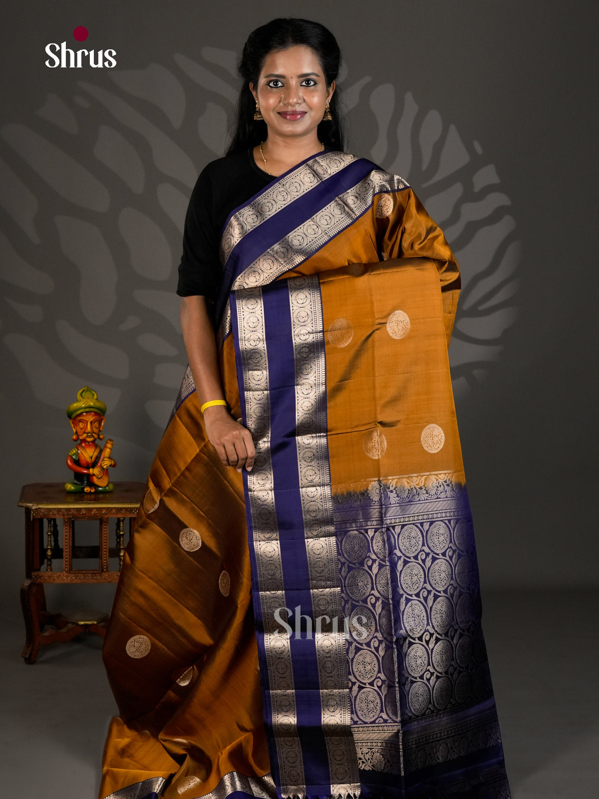 Soft Silk Saree - ECS19029 - Shop on Shrus.com