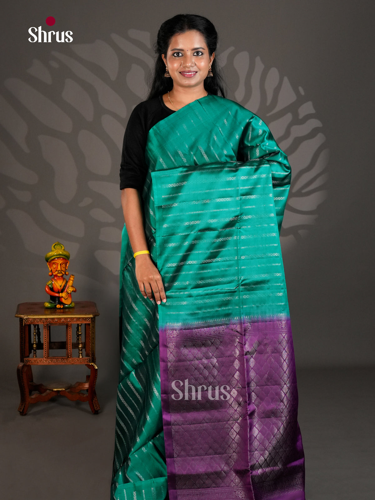 Softsilk-halfpure Saree - ECS19035 - Shop on Shrus.com