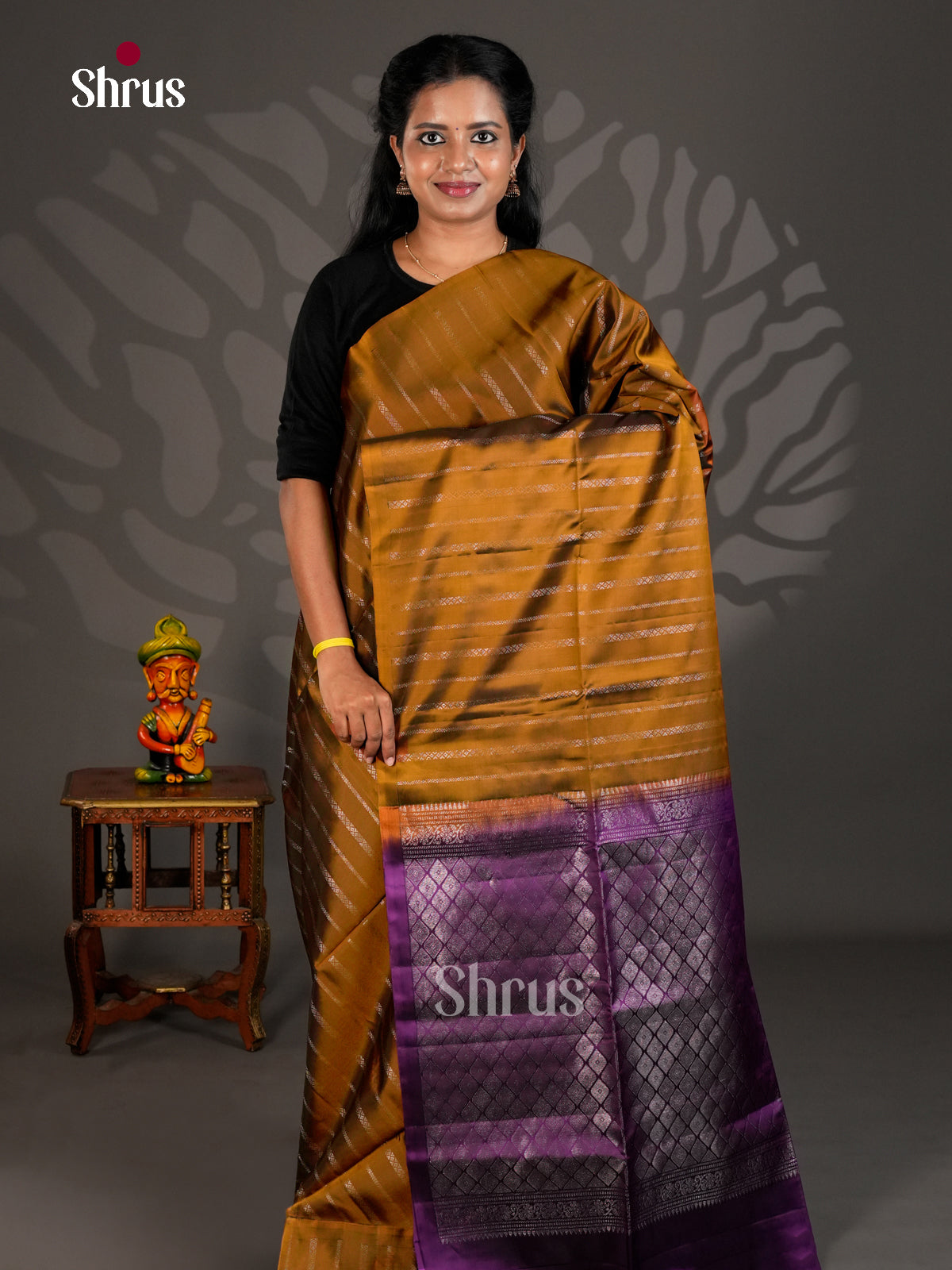 Softsilk-halfpure Saree - ECS19036 - Shop on Shrus.com