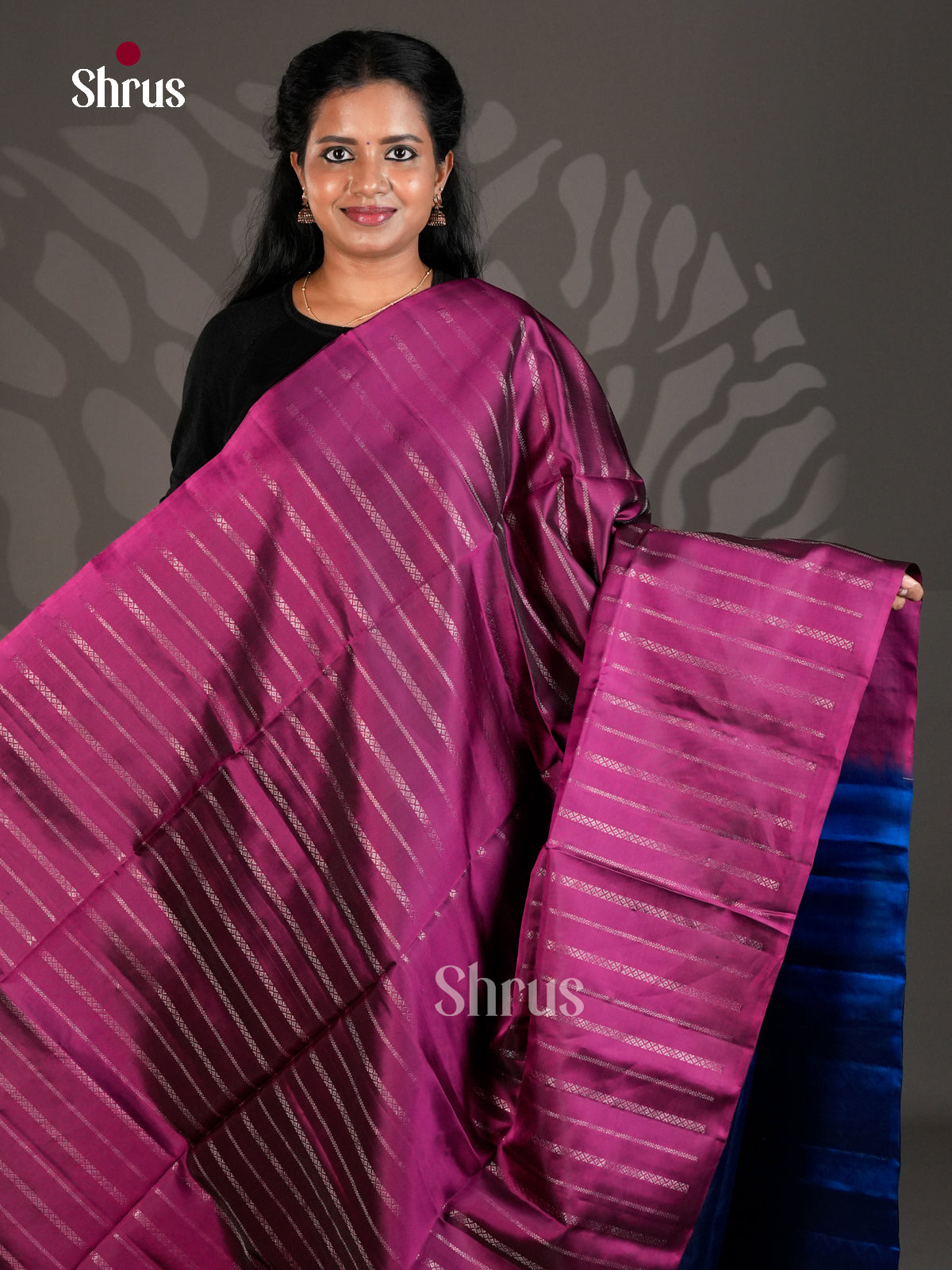 Softsilk-halfpure Saree - ECS19038 - Shop on Shrus.com