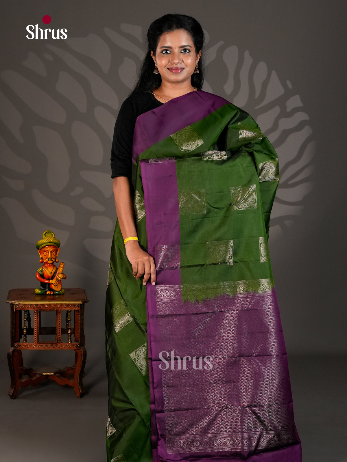 Softsilk-halfpure Saree - ECS19040 - Shop on Shrus.com