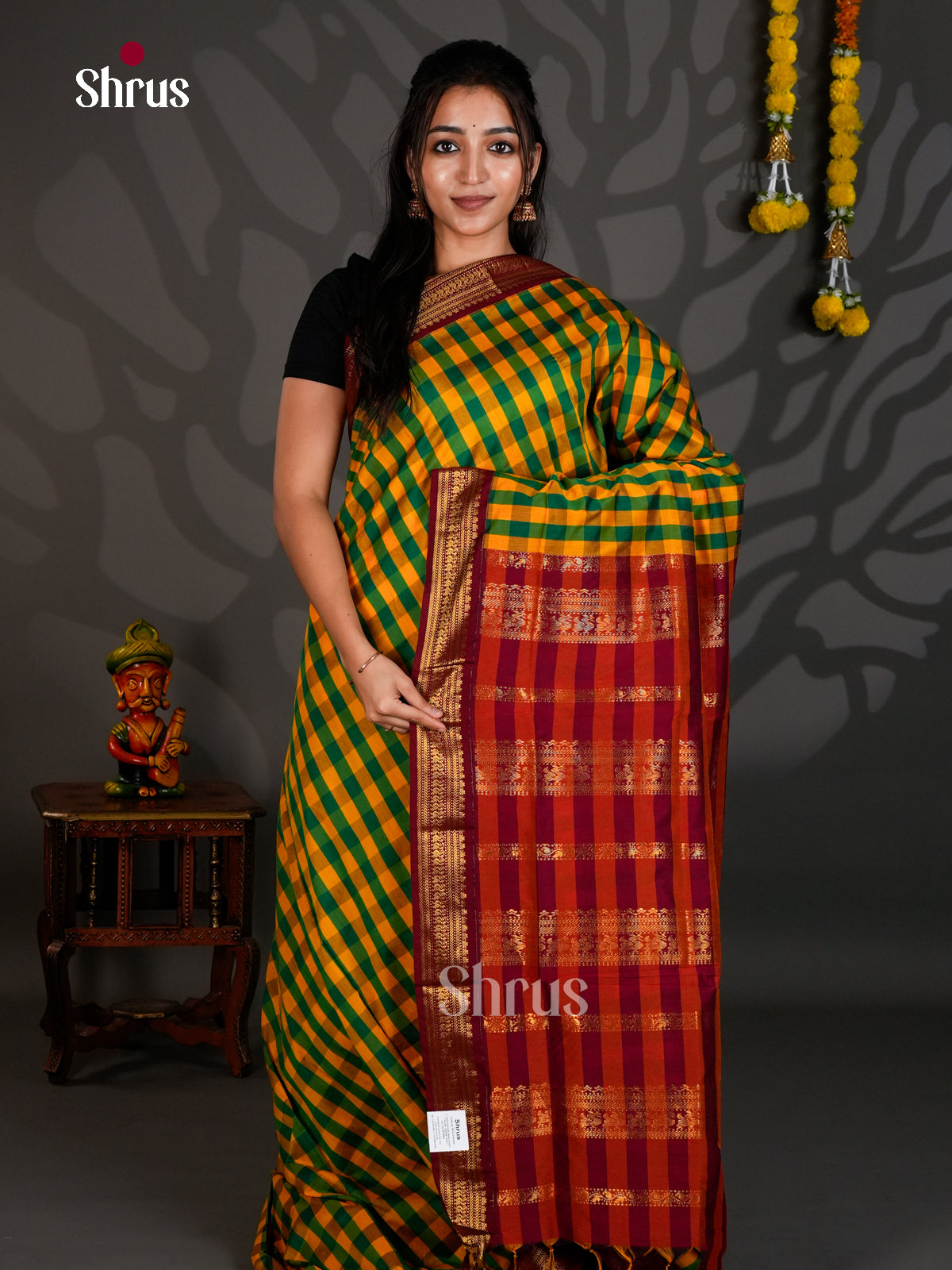 Kalyani Cotton Saree - ECS25019 - Shop on Shrus.com