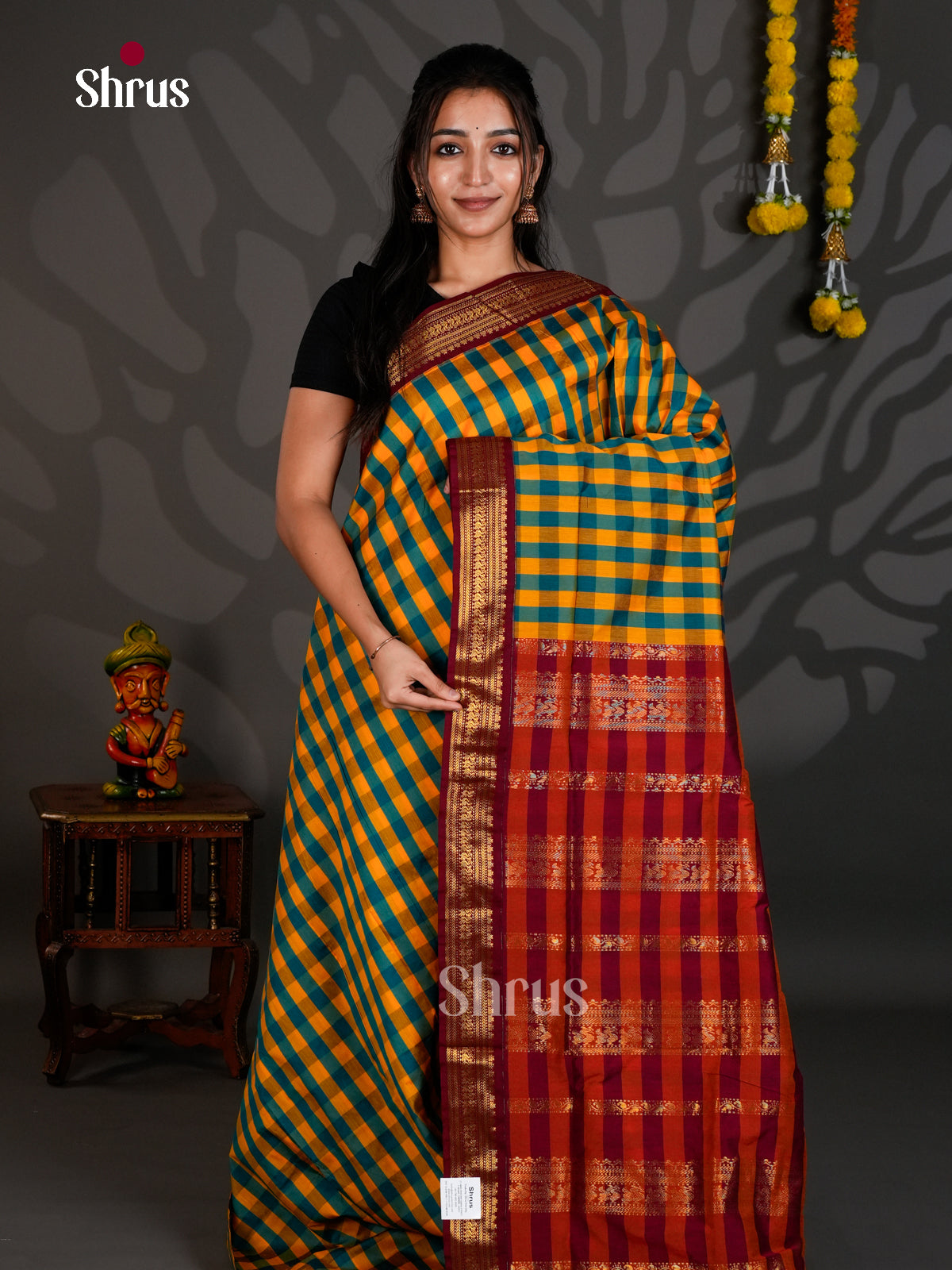 Kalyani Cotton Saree - ECS25021 - Shop on Shrus.com