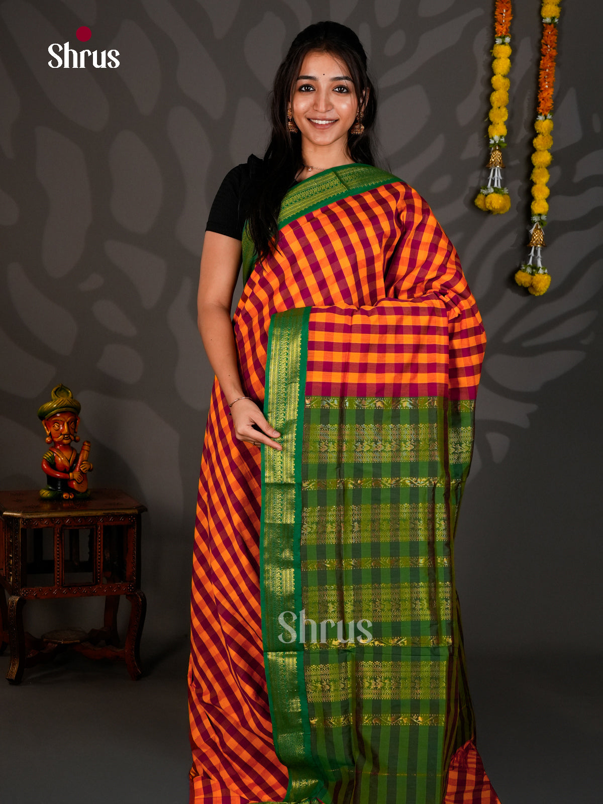 Kalyani Cotton Saree - ECS25023 - Shop on Shrus.com
