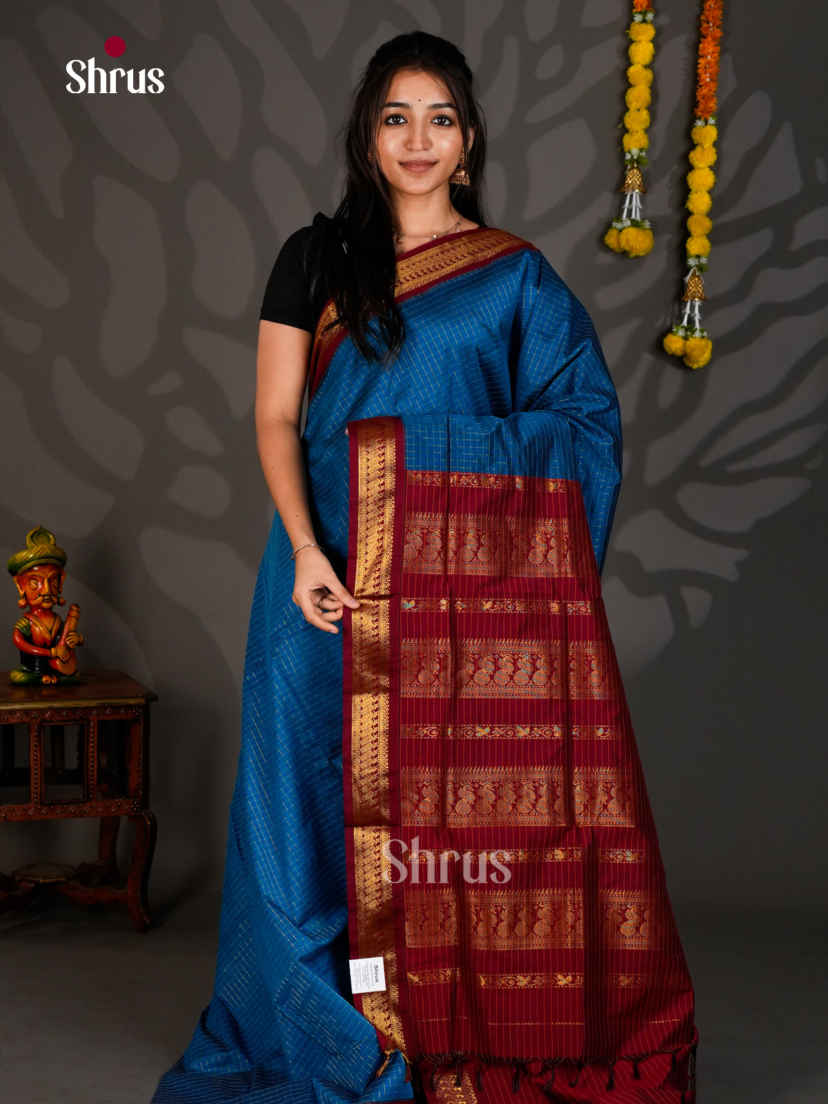 Kalyani Cotton Saree - ECS25038 - Shop on Shrus.com