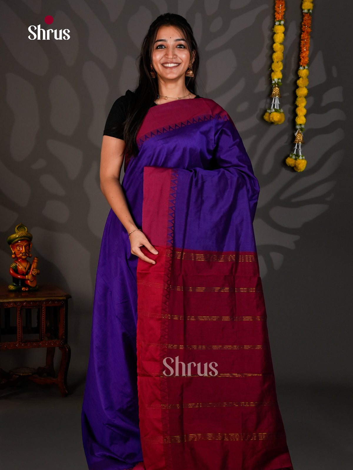 Kalyani Cotton Saree - ECS25042 - Shop on Shrus.com