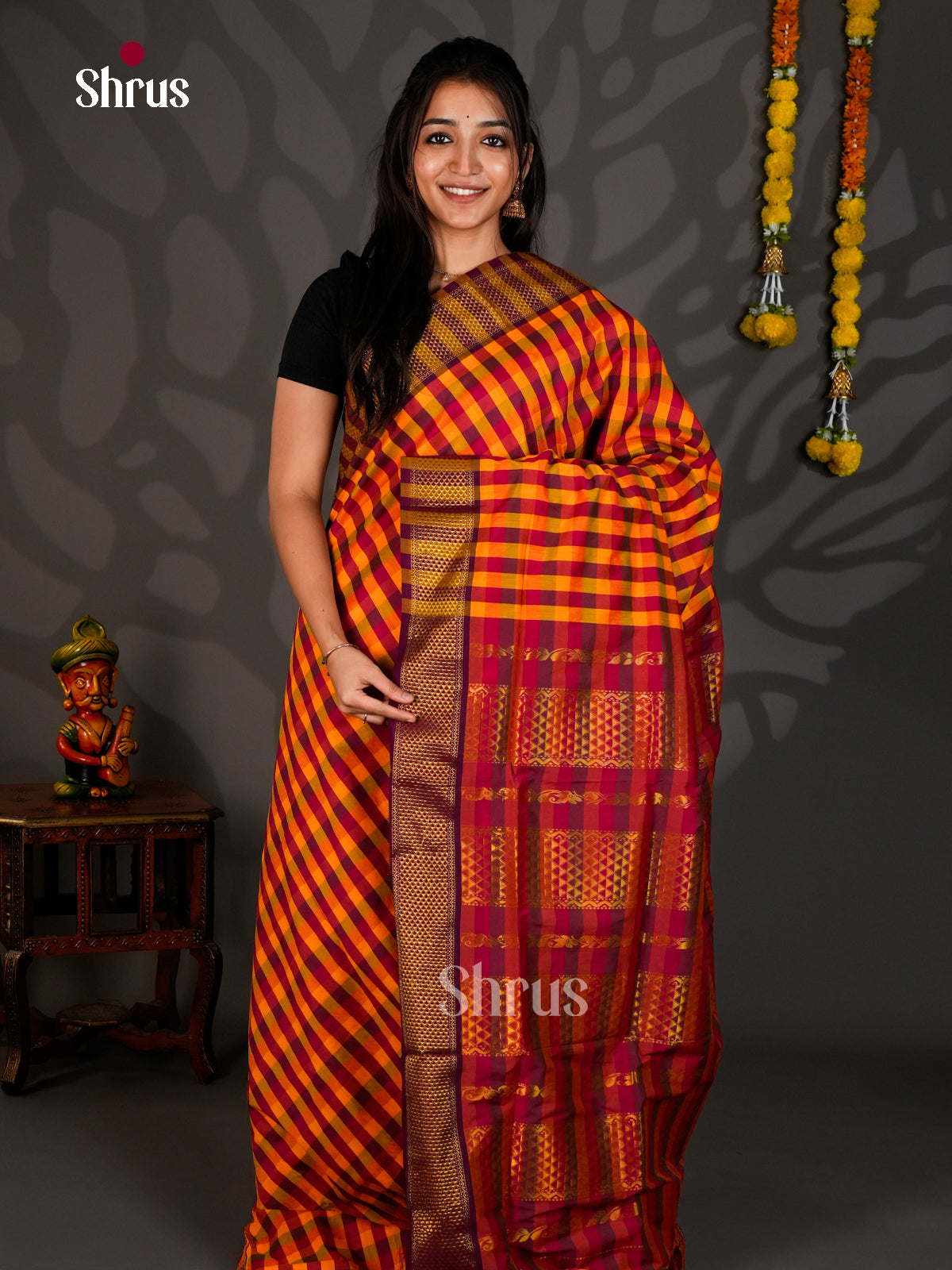 Kalyani Cotton Saree - ECS25076 - Shop on Shrus.com