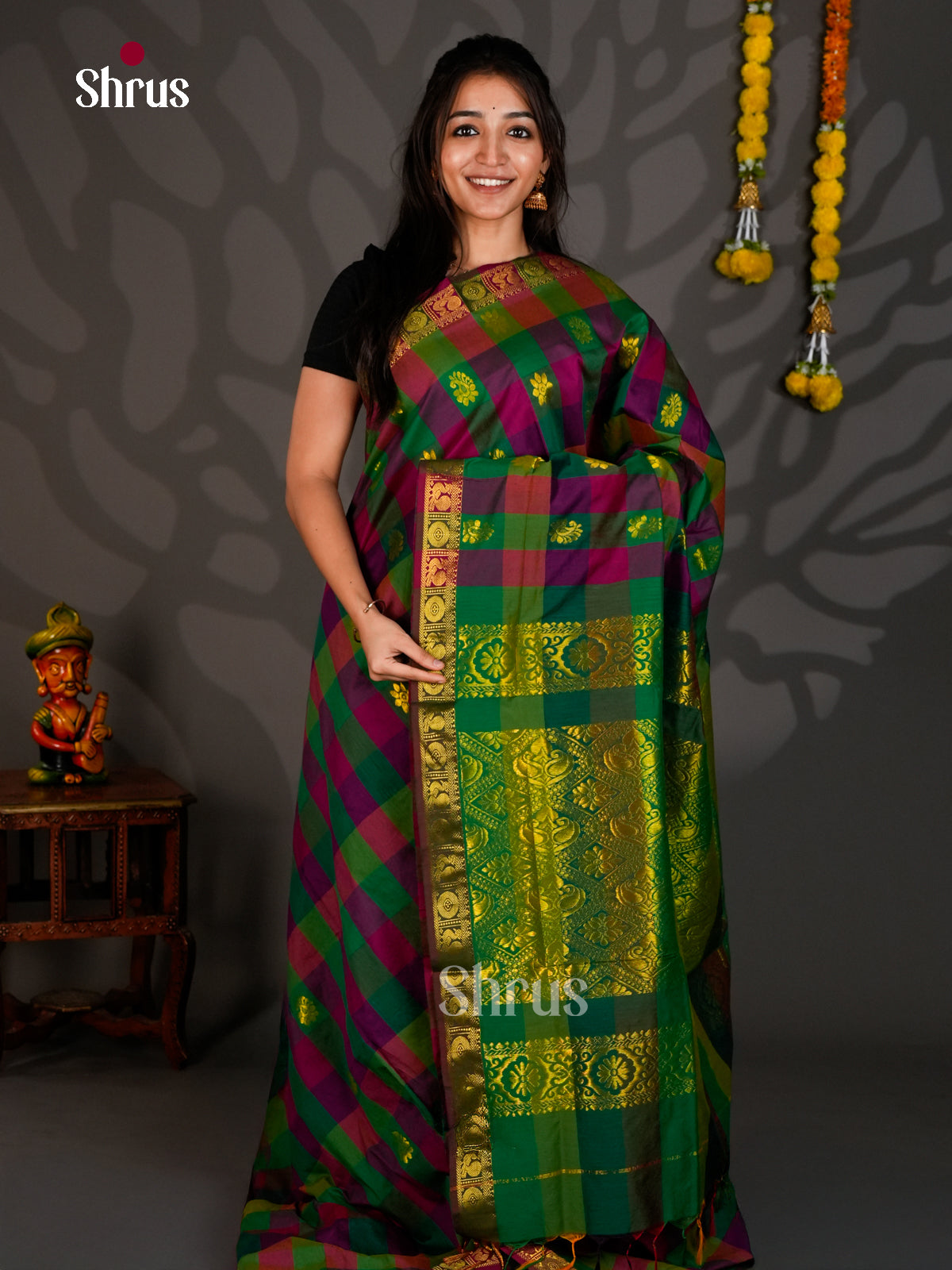Kalyani Cotton Saree - ECS25115 - Shop on Shrus.com