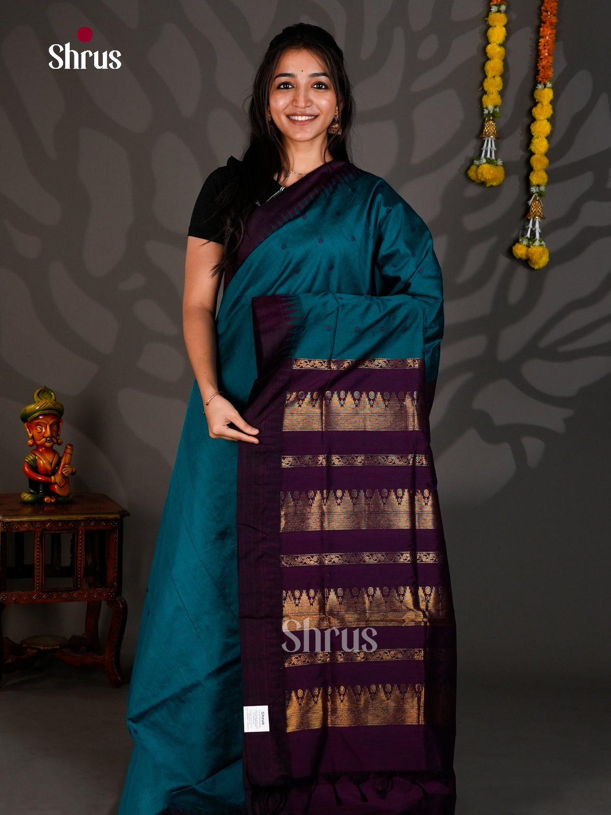 Kalyani Cotton Saree - ECS25137 - Shop on Shrus.com