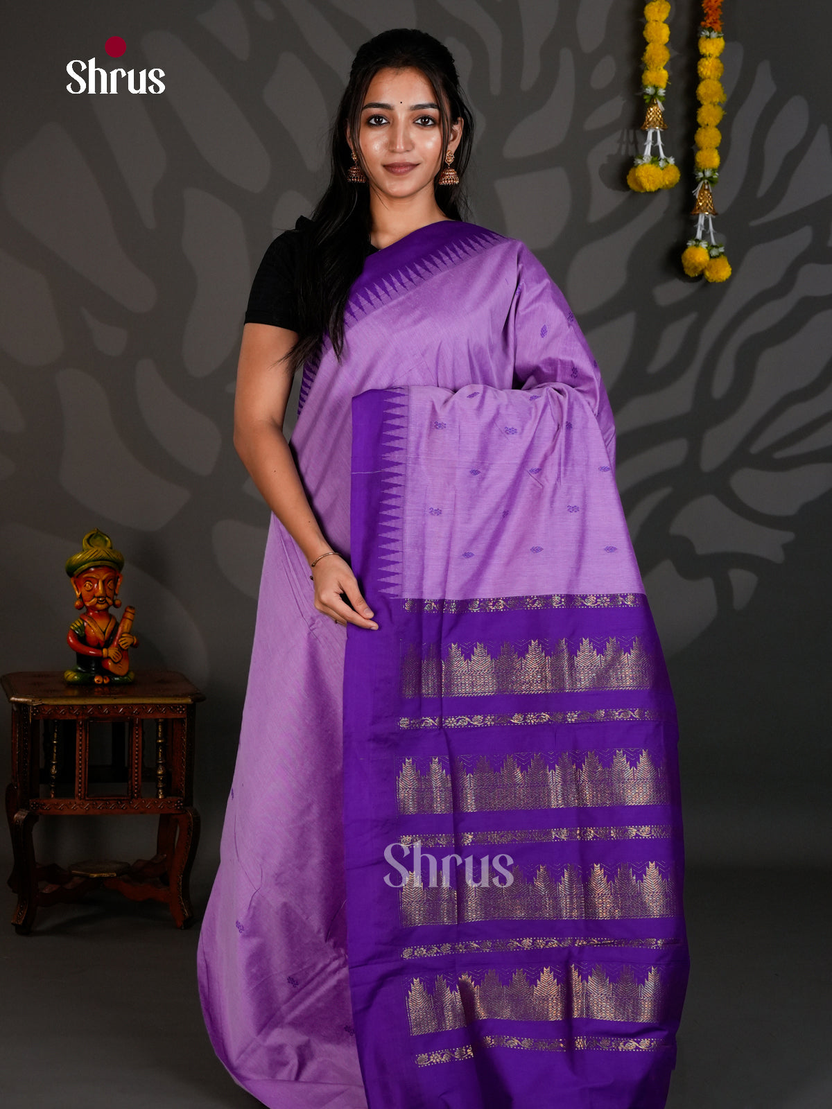 Kalyani Cotton Saree - ECS25147 - Shop on Shrus.com