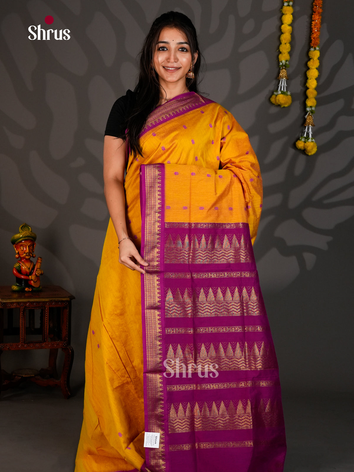 Kalyani Cotton Saree - ECS25161 - Shop on Shrus.com