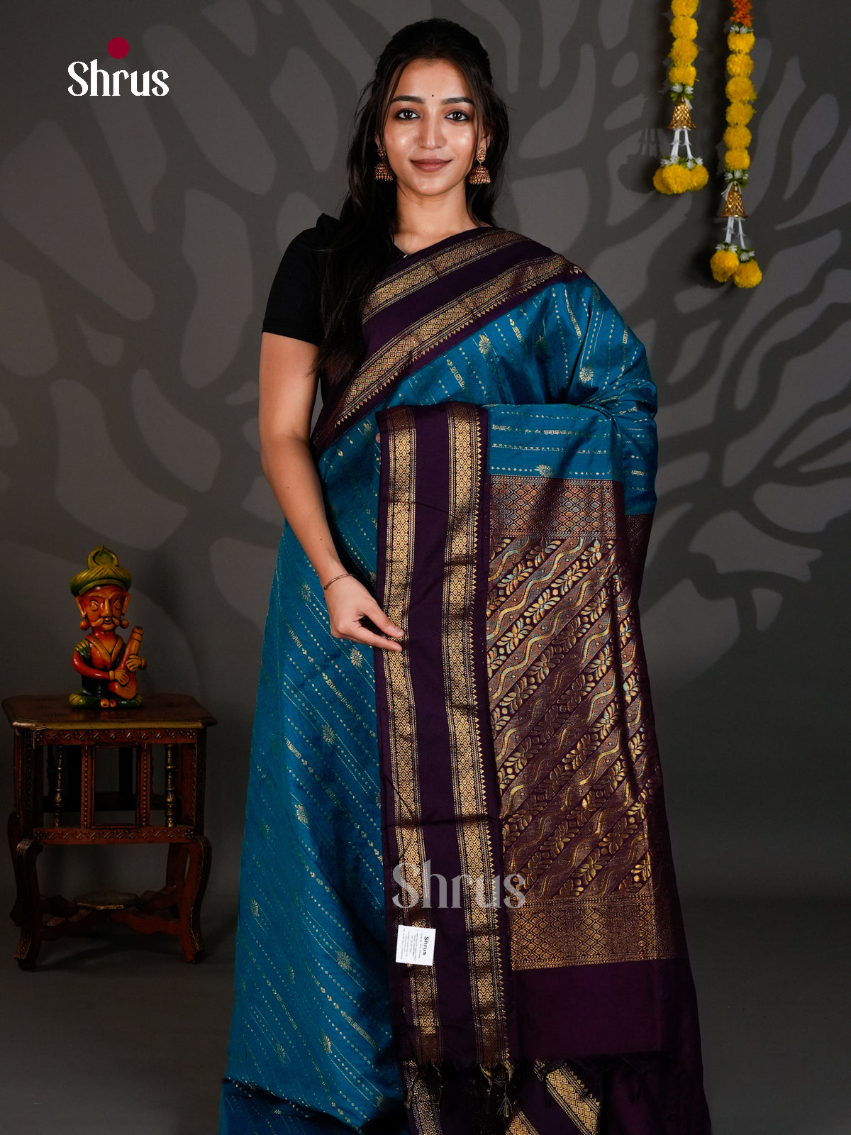 Kalyani Cotton Saree - ECS25165 - Shop on Shrus.com