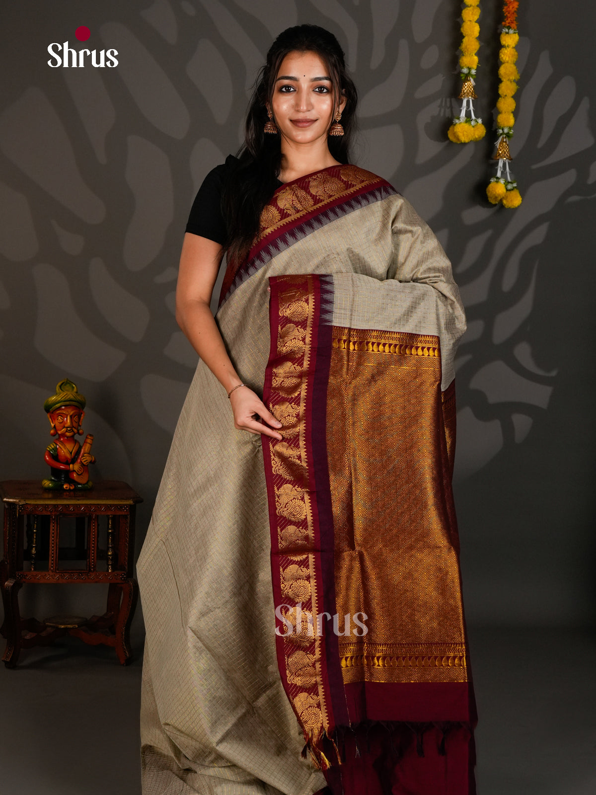Kalyani Cotton Saree - ECS25180 - Shop on Shrus.com