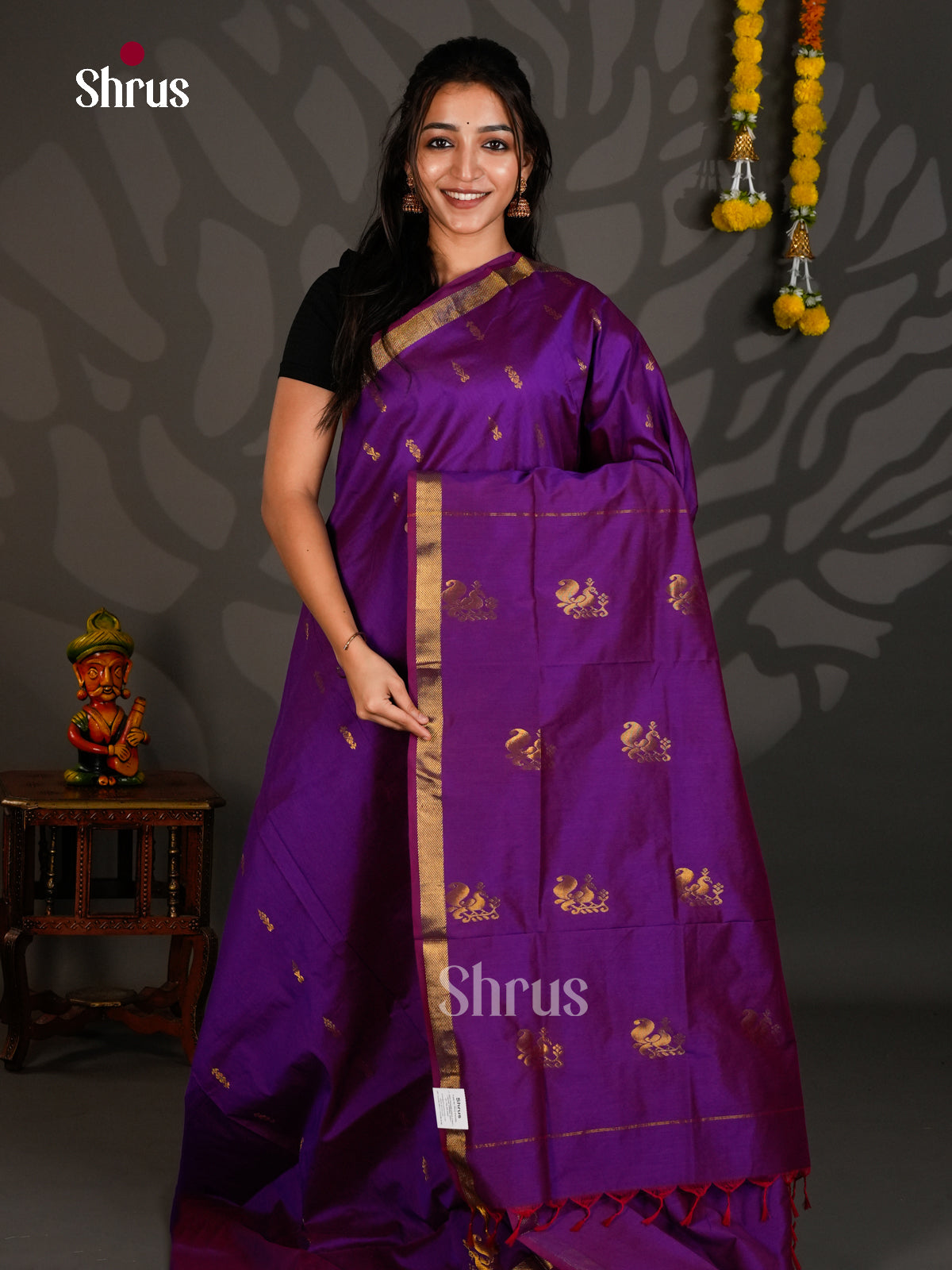 Kalyani Cotton Saree - ECS25187 - Shop on Shrus.com