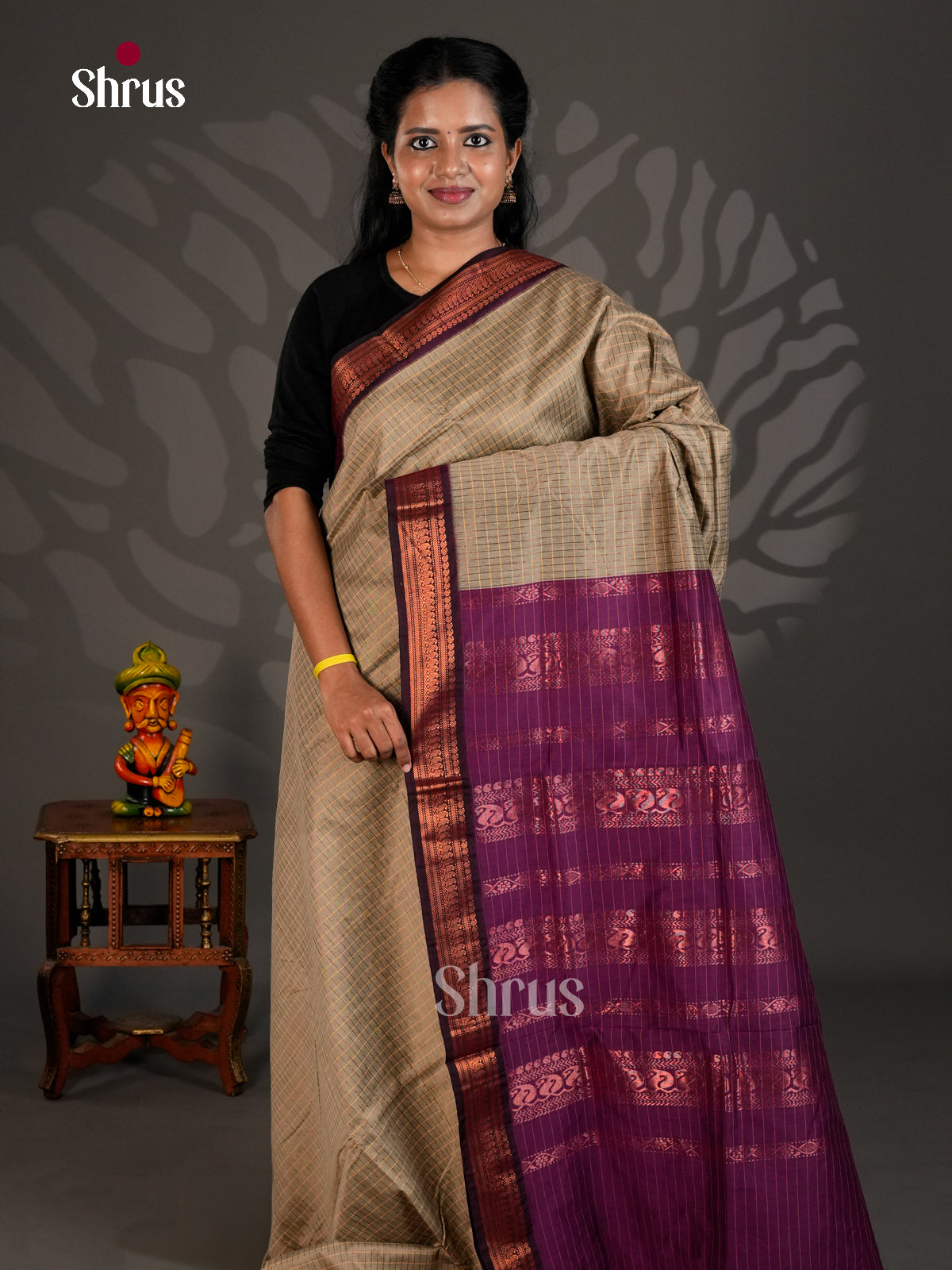 Kalyani Cotton Saree - ECS25340 - Shop on Shrus.com