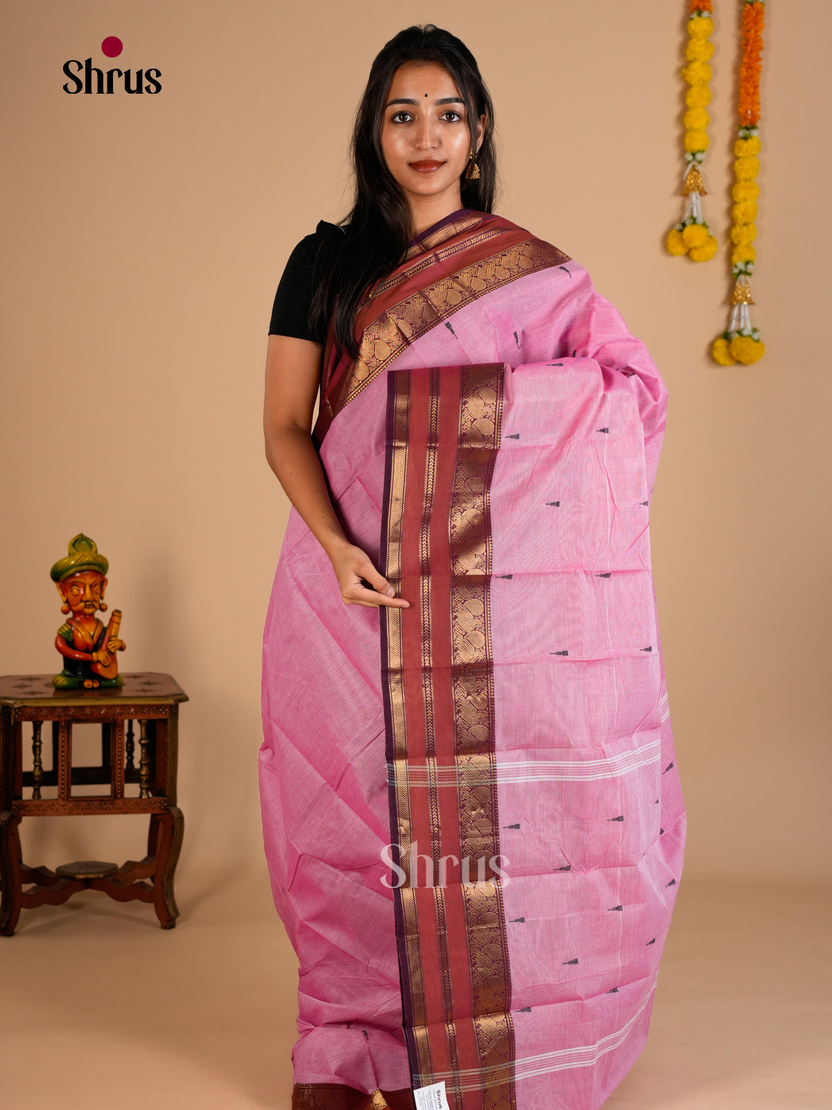 Chettinad Cotton Saree - ECS26021 - Shop on Shrus.com