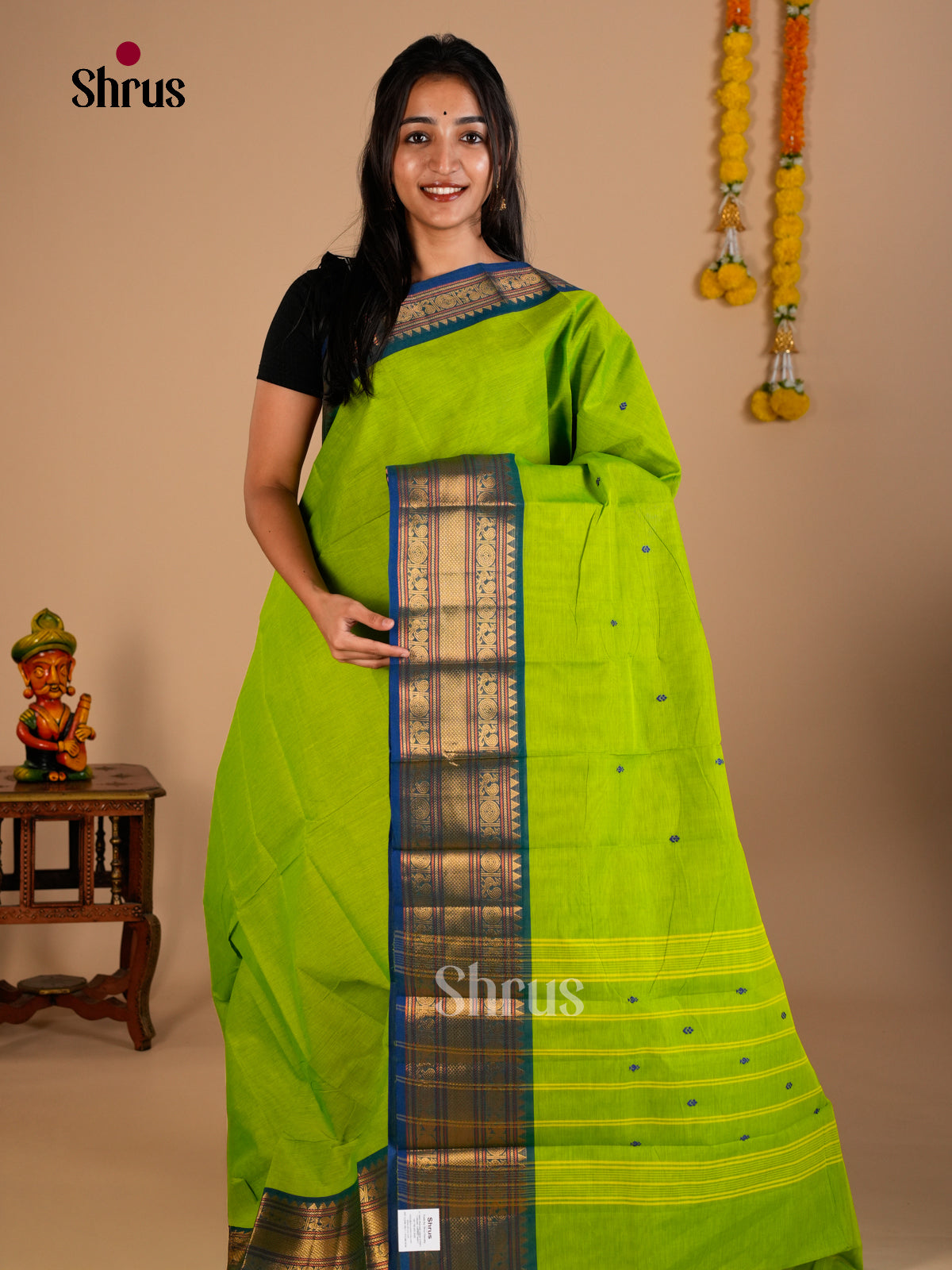 Chettinad Cotton Saree - ECS26029 - Shop on Shrus.com