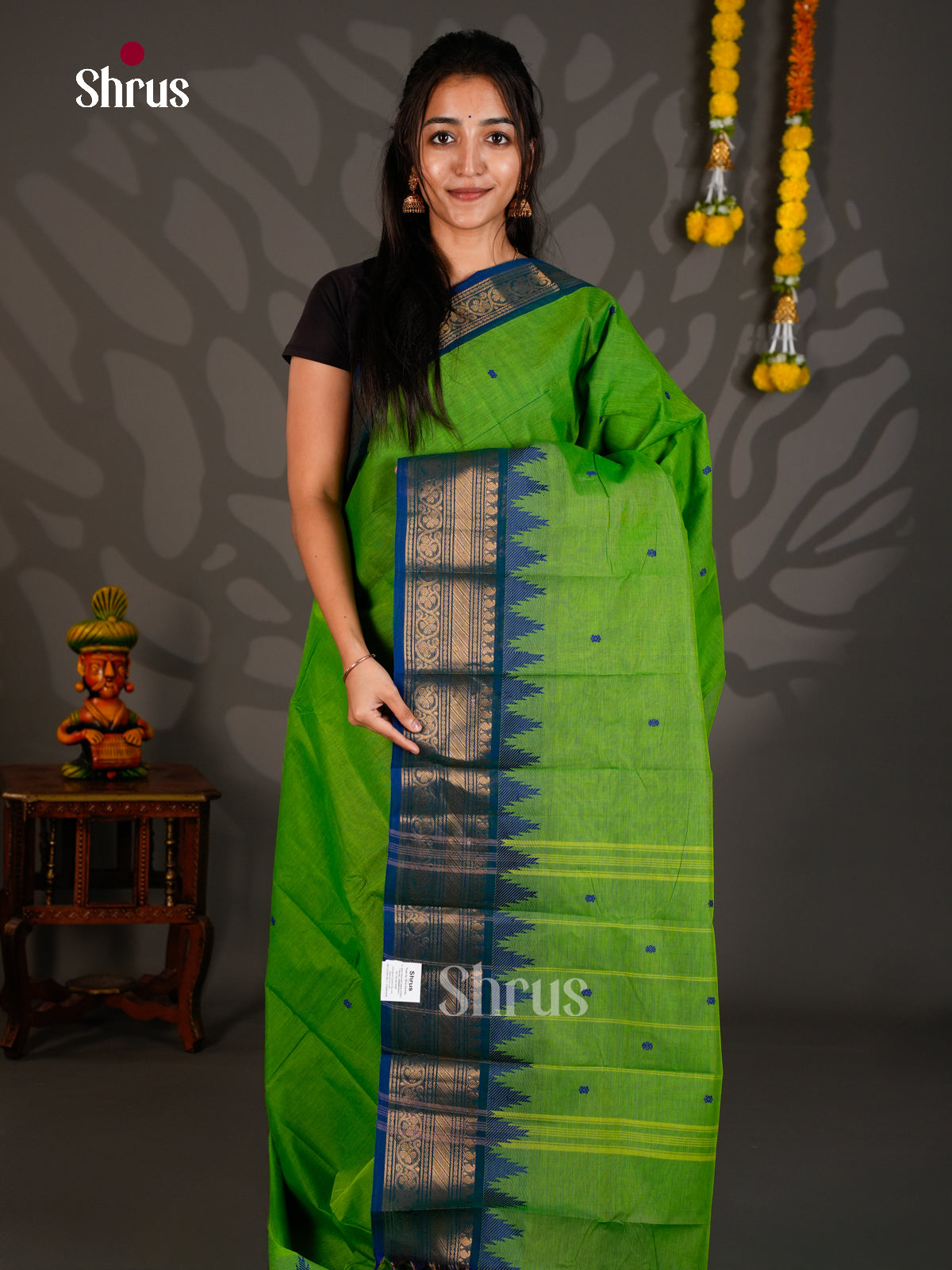 Chettinad Cotton Saree - ECS26030 - Shop on Shrus.com