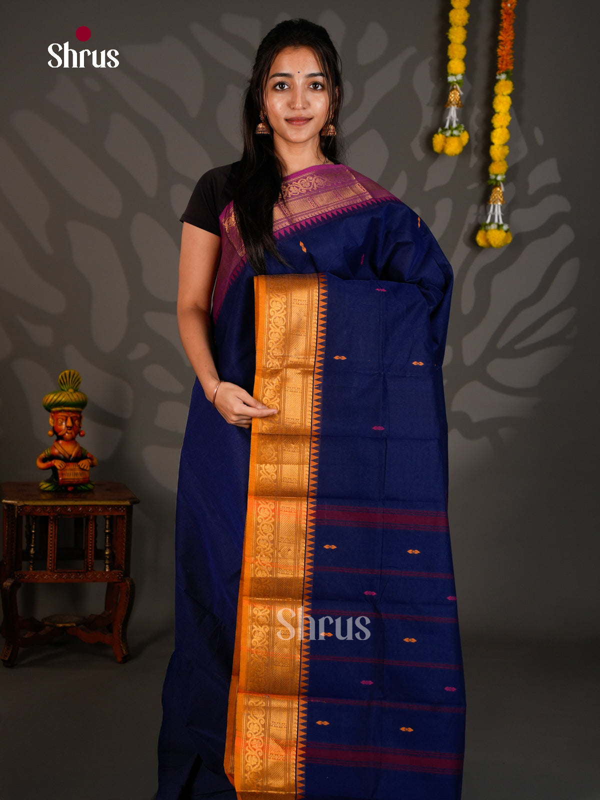 Chettinad Cotton Saree - ECS26043 - Shop on Shrus.com
