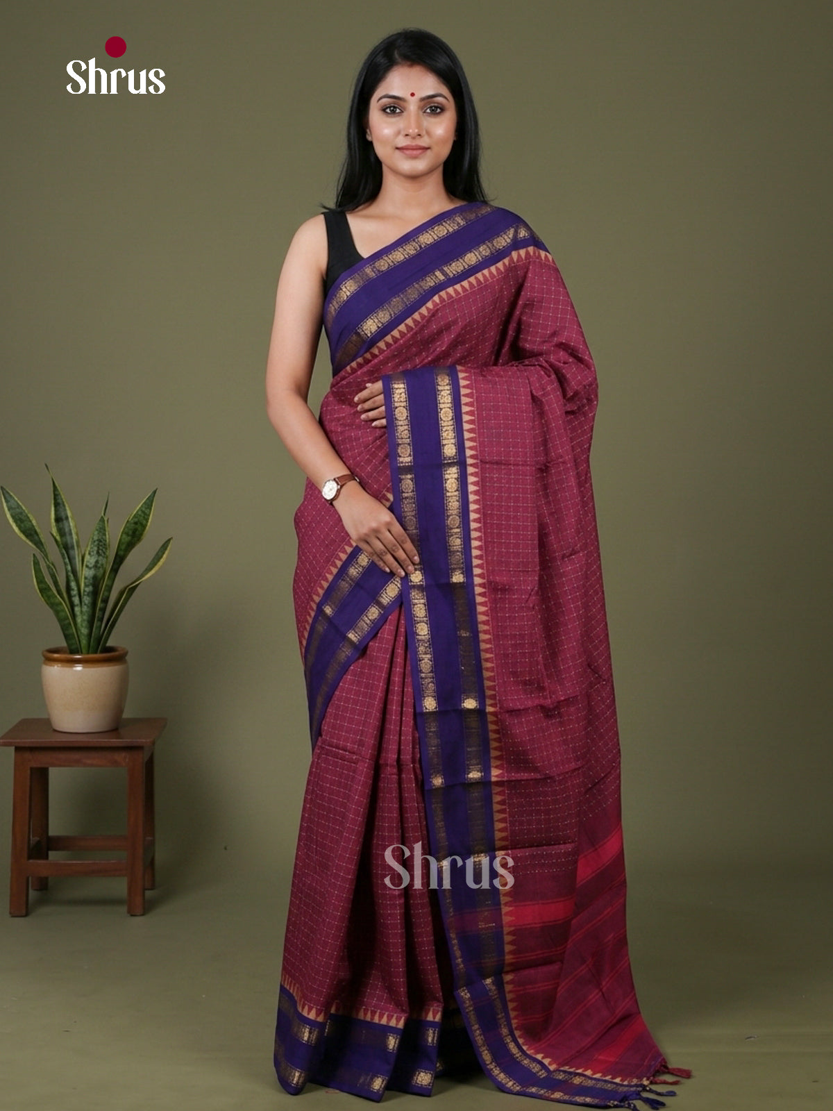 Chettinad Cotton Saree - ECS26094