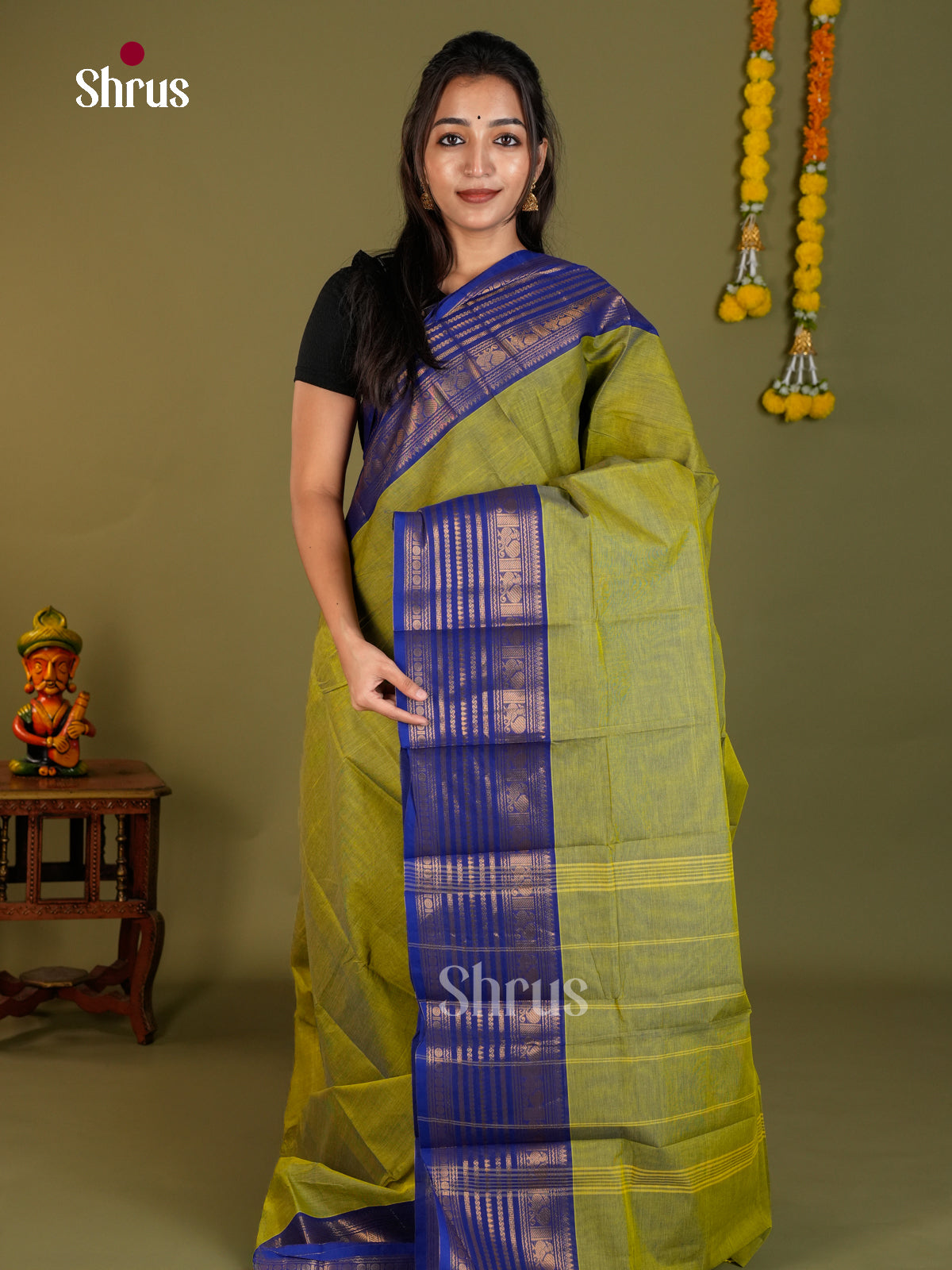Chettinad Cotton Saree - ECS26110 - Shop on Shrus.com