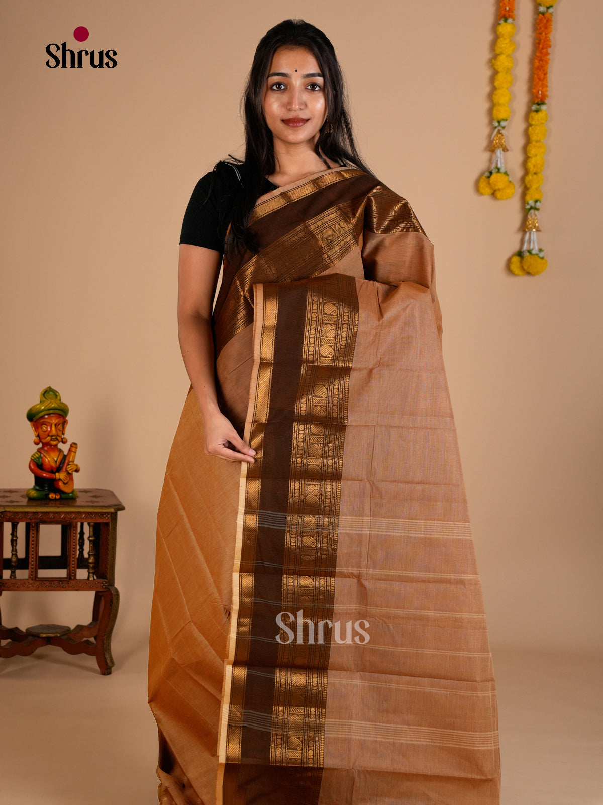 Chettinad Cotton Saree - ECS26115 - Shop on Shrus.com