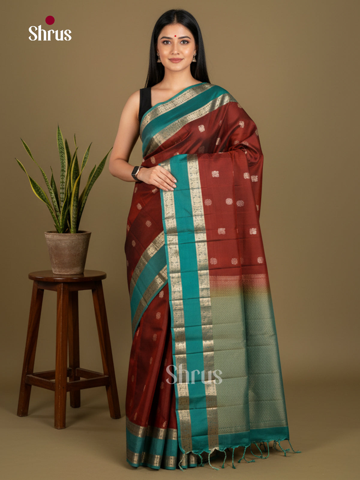 Softsilk-halfpure Saree - EDS04042 - Shop on Shrus.com