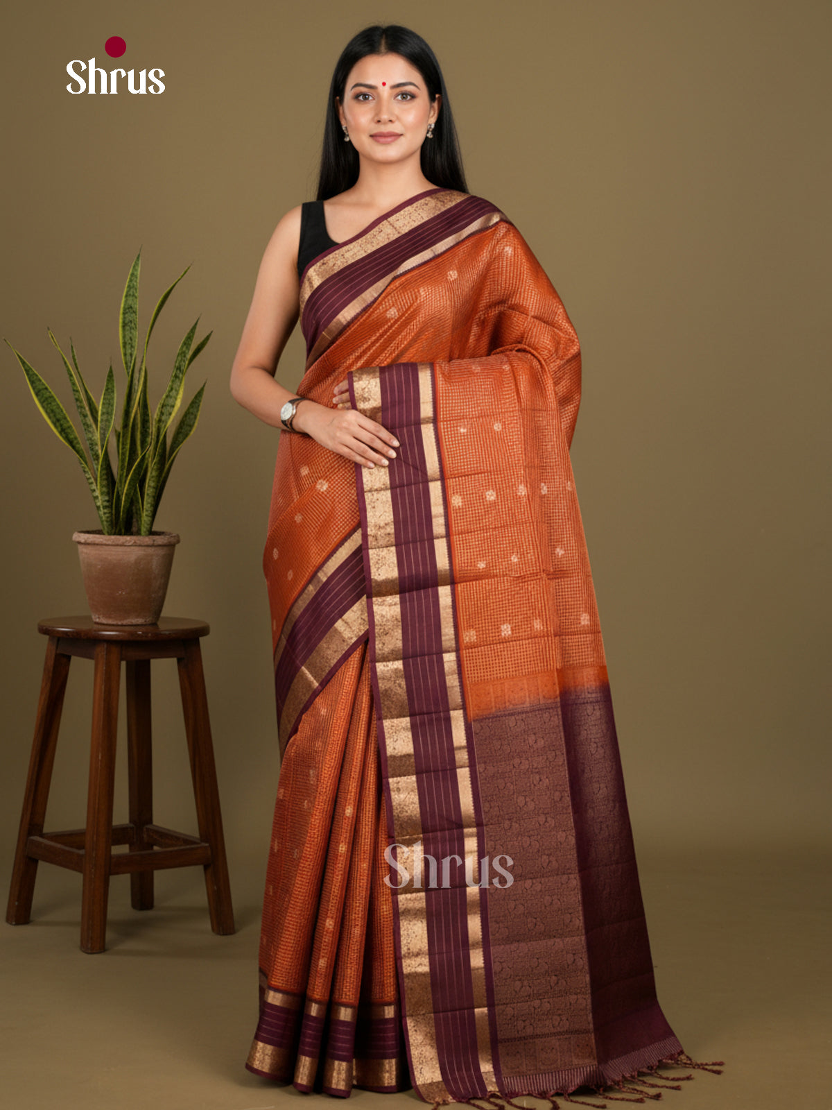 Softsilk-halfpure Saree - EDS04043 - Shop on Shrus.com