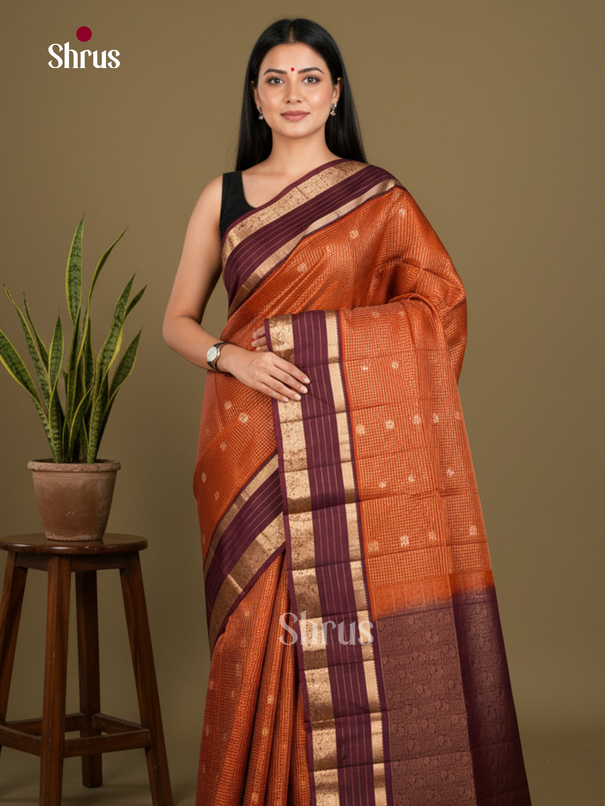 Softsilk-halfpure Saree - EDS04043 - Shop on Shrus.com
