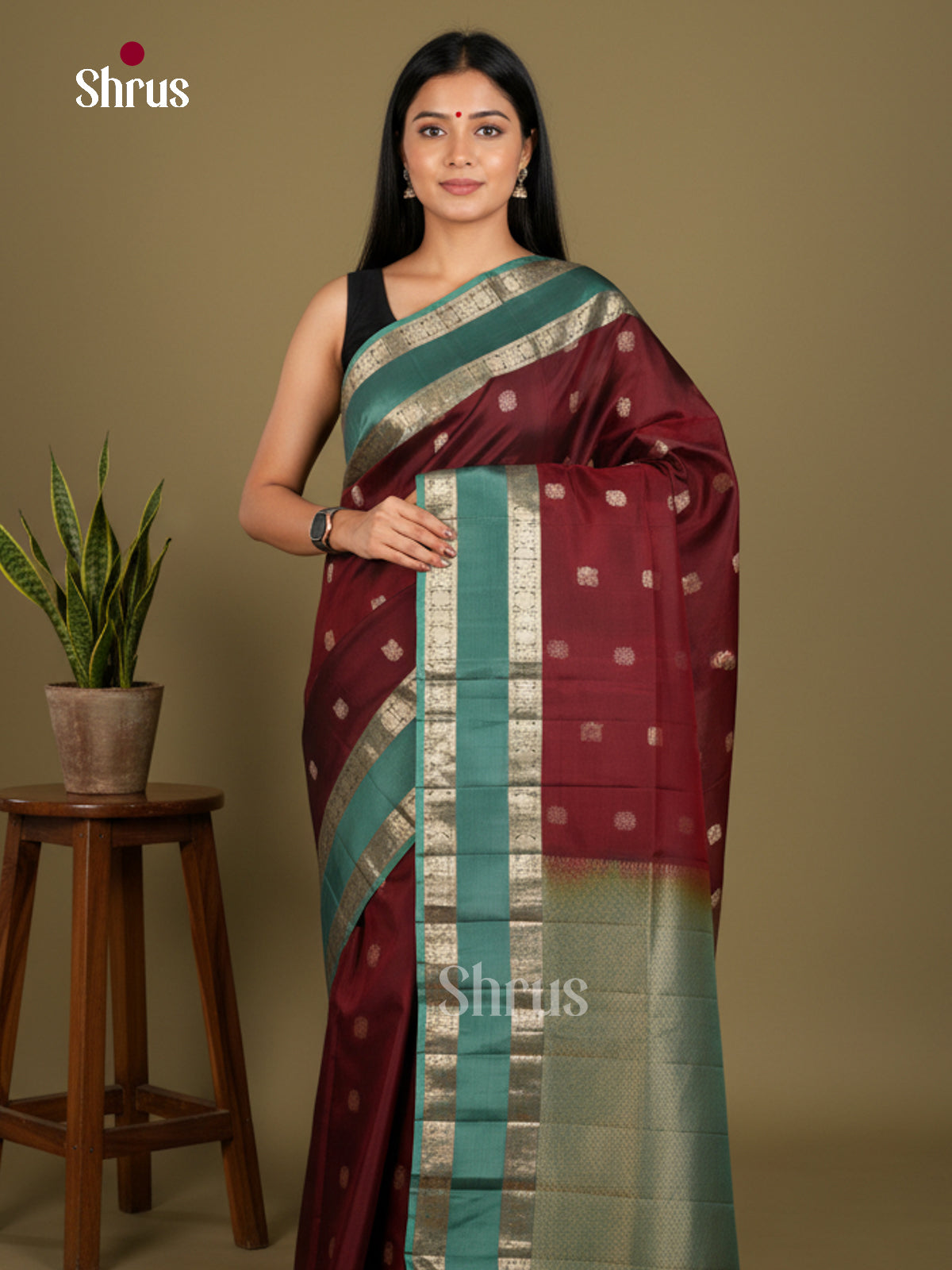 Softsilk-halfpure Saree - EDS04046 - Shop on Shrus.com