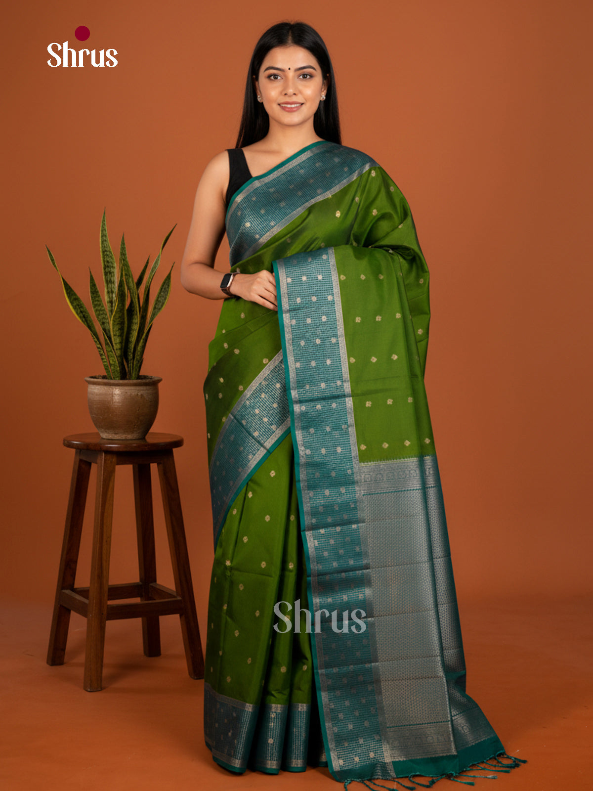 Softsilk-halfpure Saree - EDS04047 - Shop on Shrus.com