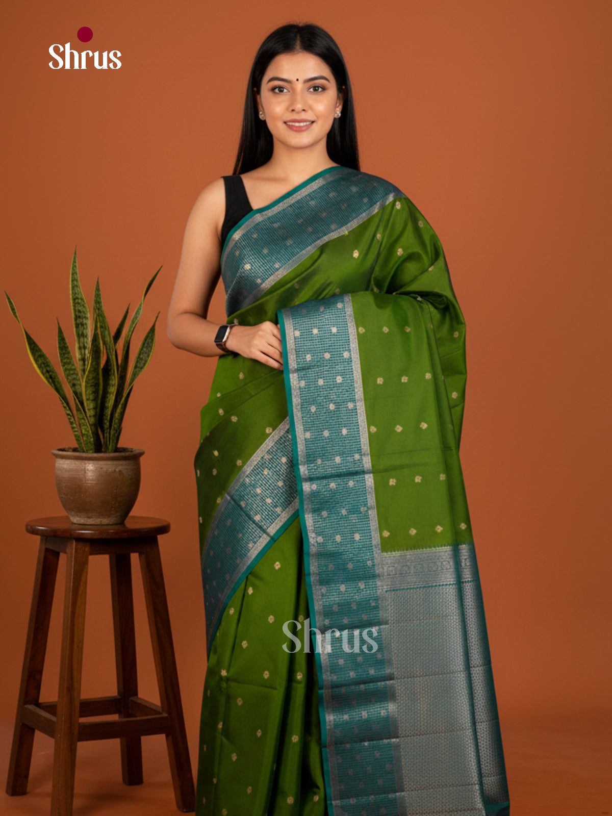 Softsilk-halfpure Saree - EDS04047 - Shop on Shrus.com