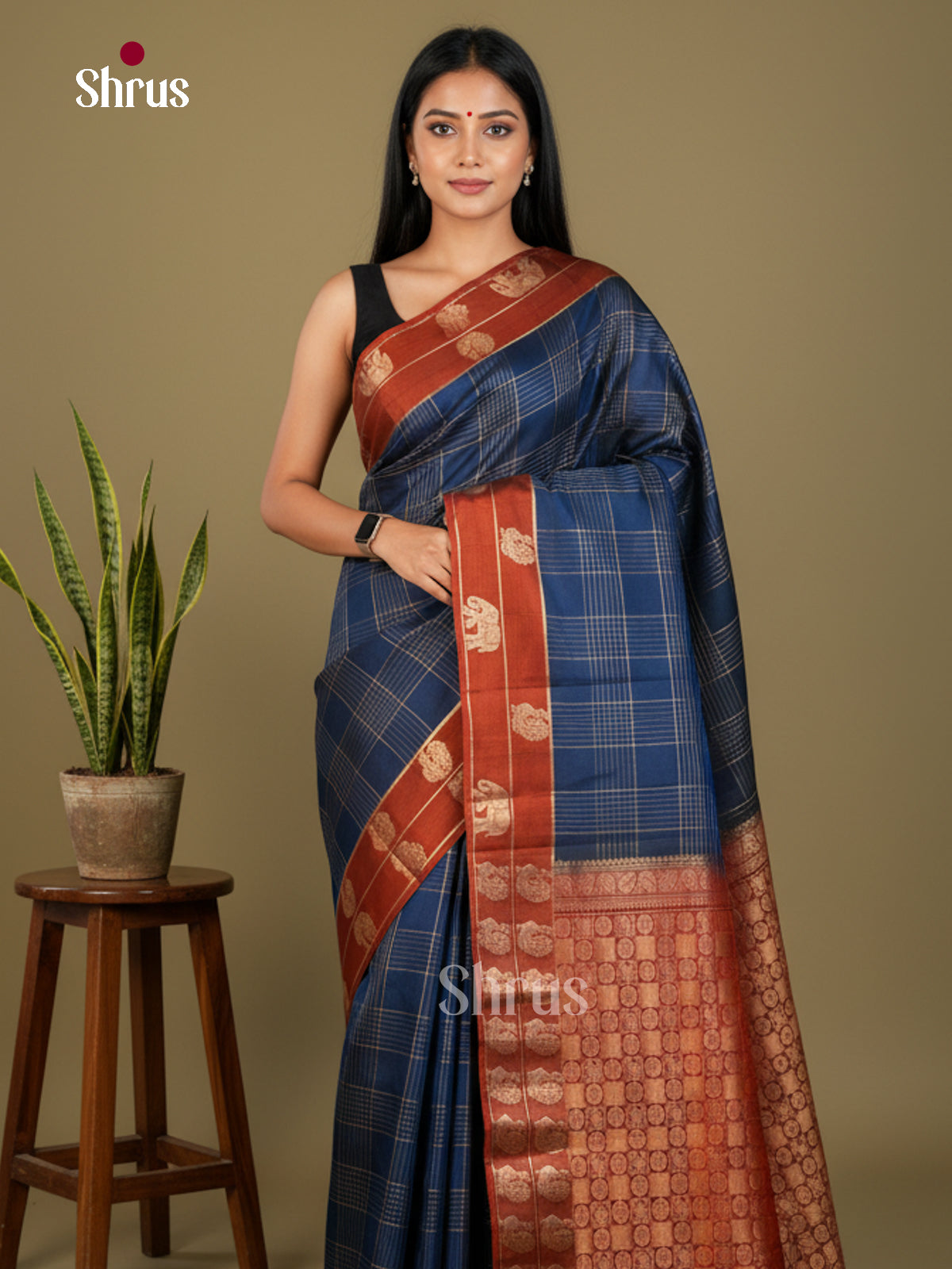 Softsilk-halfpure Saree - EDS04054 - Shop on Shrus.com