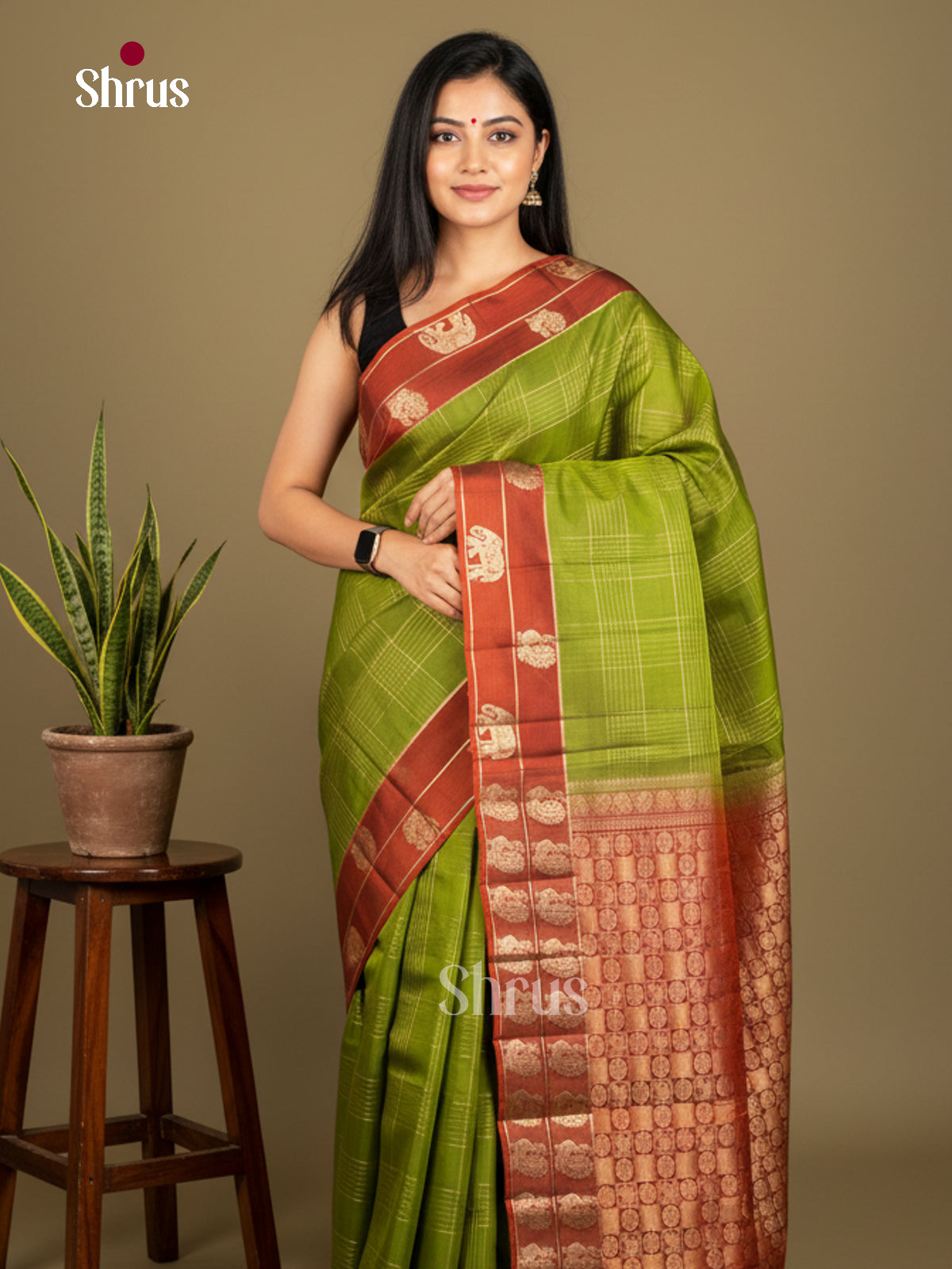 Softsilk-halfpure Saree - EDS04055 - Shop on Shrus.com