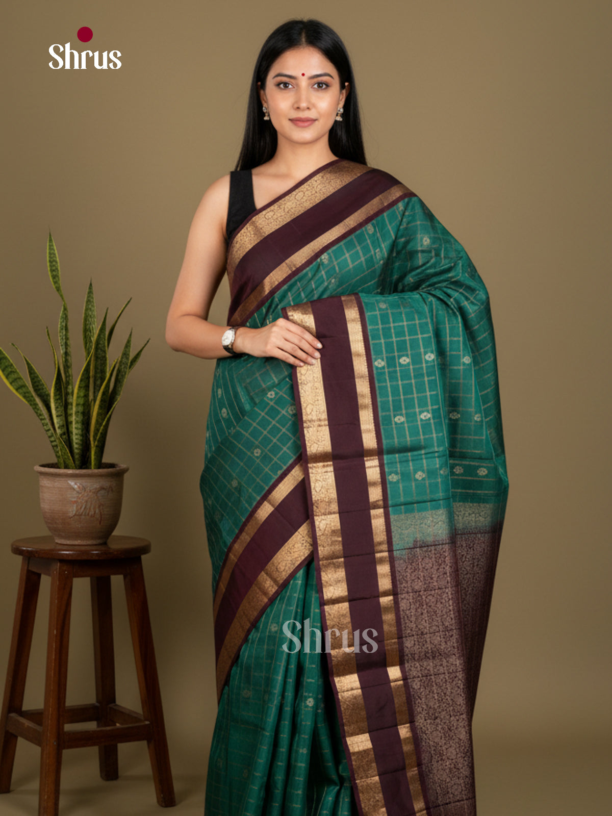 Softsilk-halfpure Saree - EDS04057 - Shop on Shrus.com
