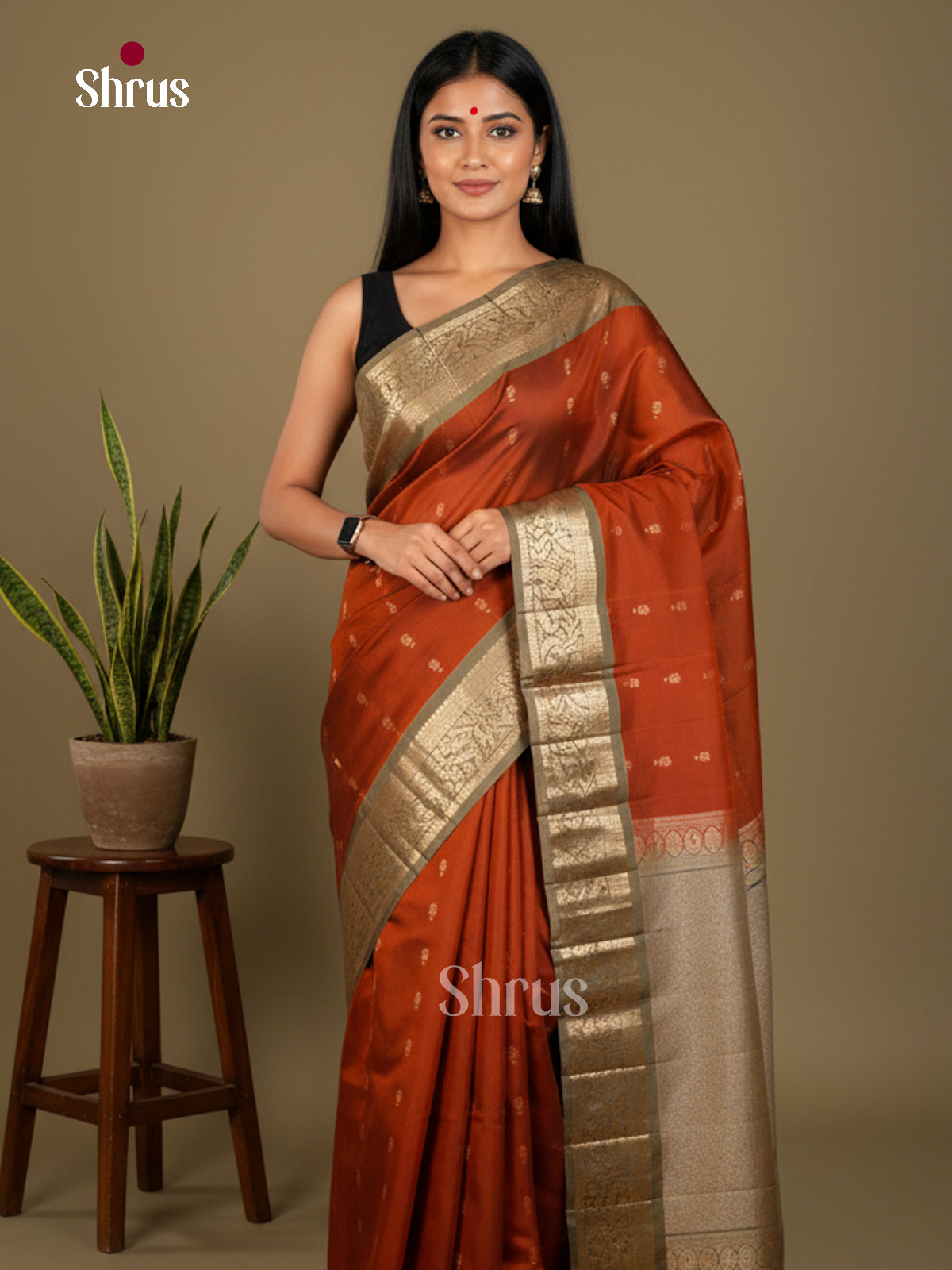 Softsilk-halfpure Saree - EDS04058 - Shop on Shrus.com