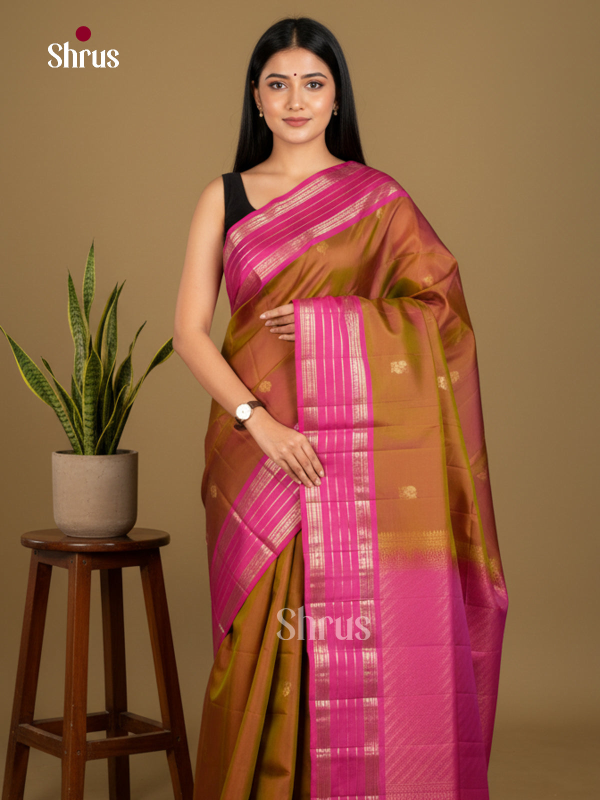Softsilk-halfpure Saree - EDS04059 - Shop on Shrus.com