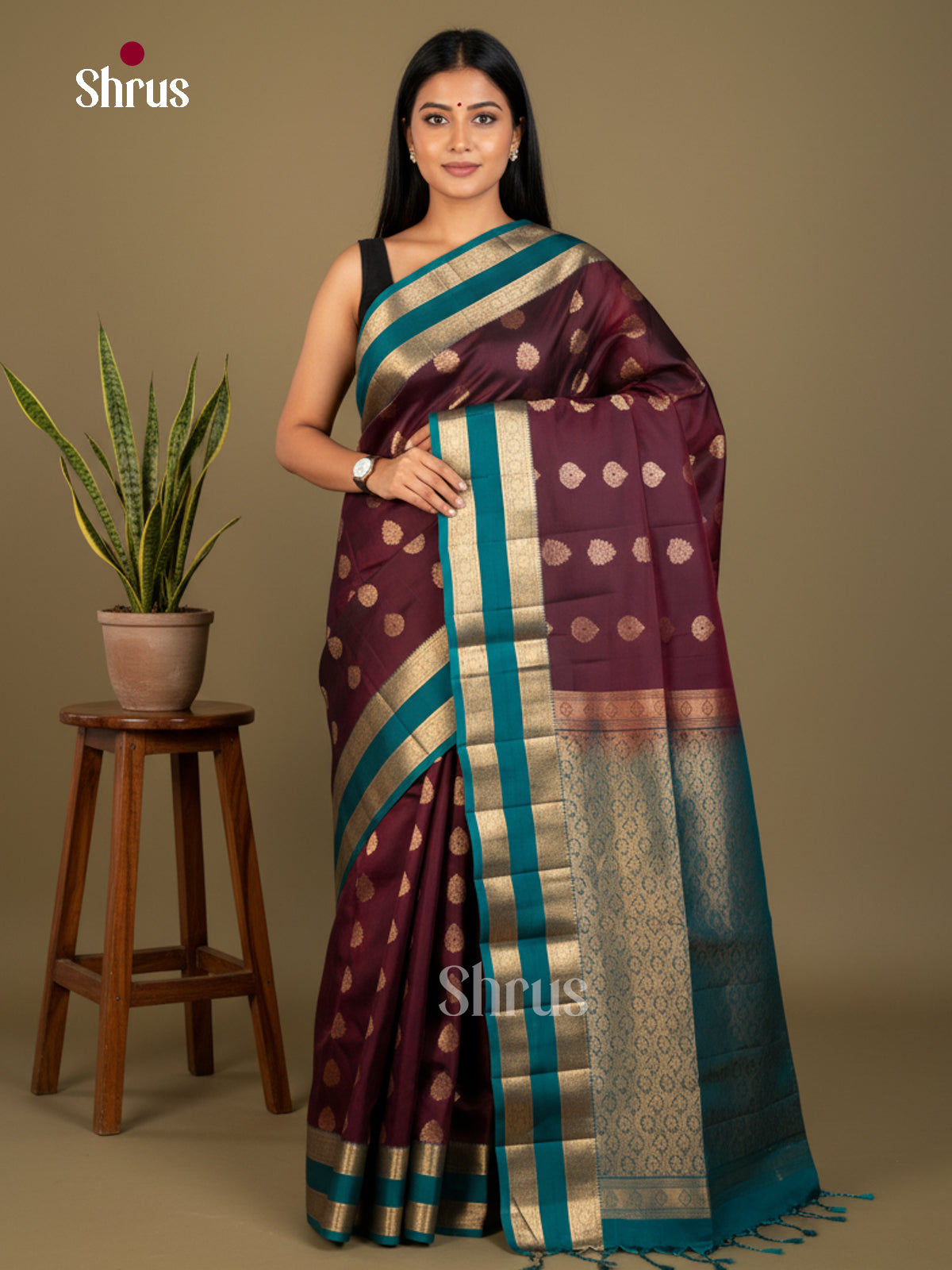 Softsilk-halfpure Saree - EDS04063 - Shop on Shrus.com