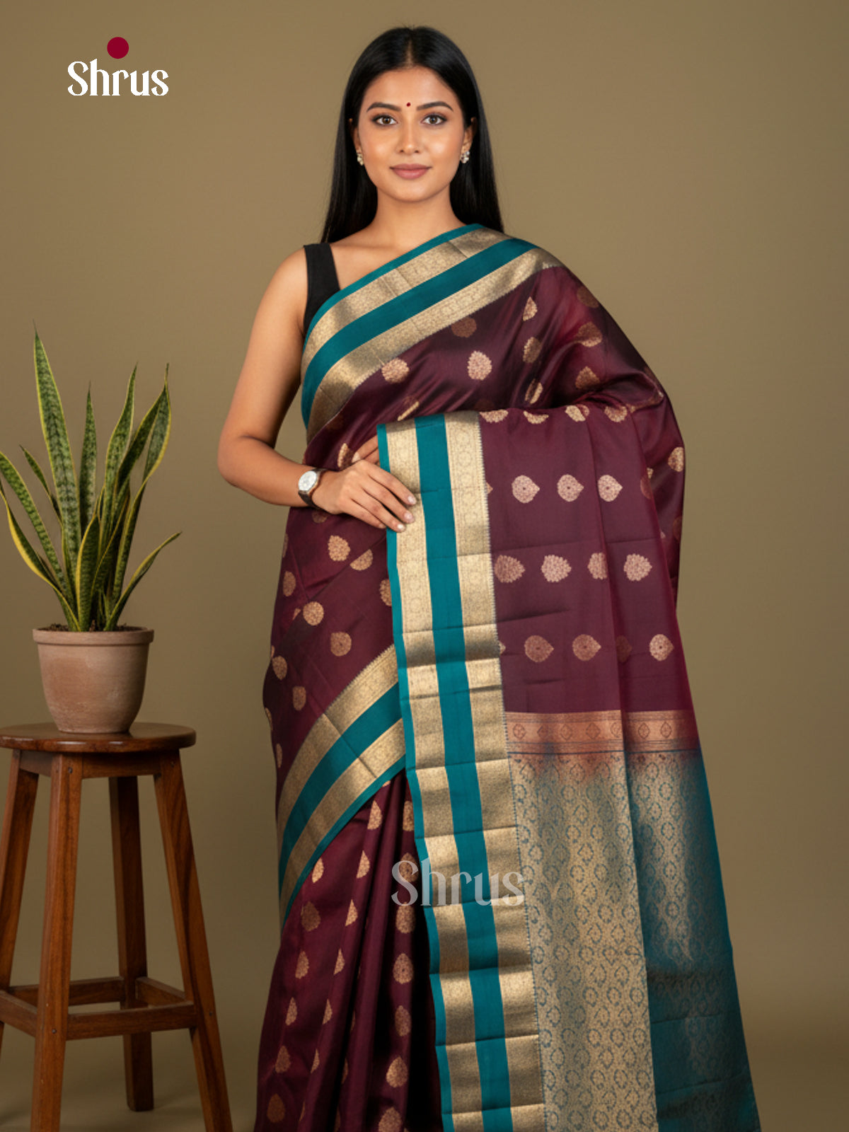 Softsilk-halfpure Saree - EDS04063 - Shop on Shrus.com