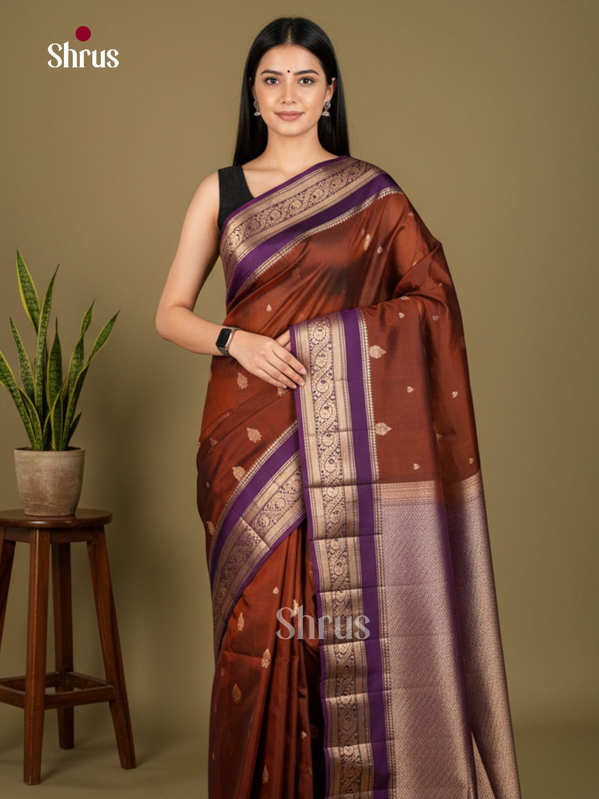 Softsilk-halfpure Saree - EDS04065 - Shop on Shrus.com