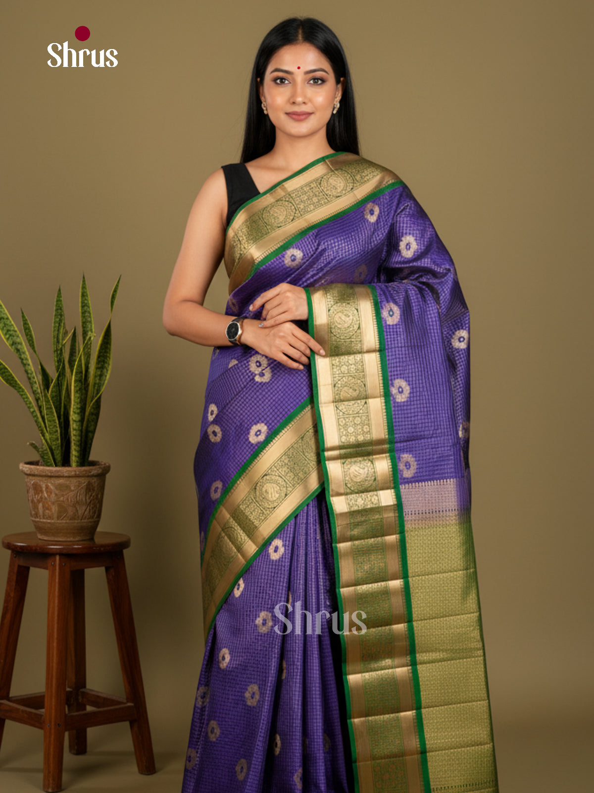 Softsilk-halfpure Saree - EDS04066 - Shop on Shrus.com