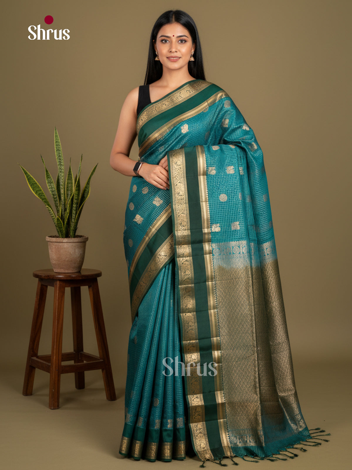 Softsilk-halfpure Saree - EDS04069 - Shop on Shrus.com